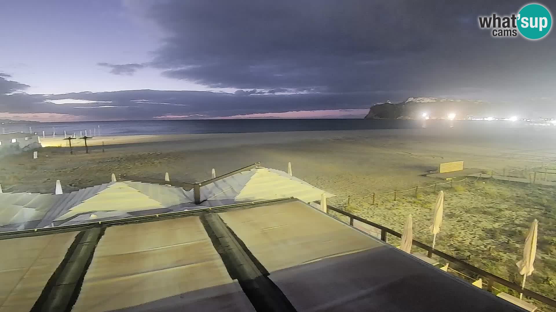 Poetto beach webcam | Cagliari | Sardinija