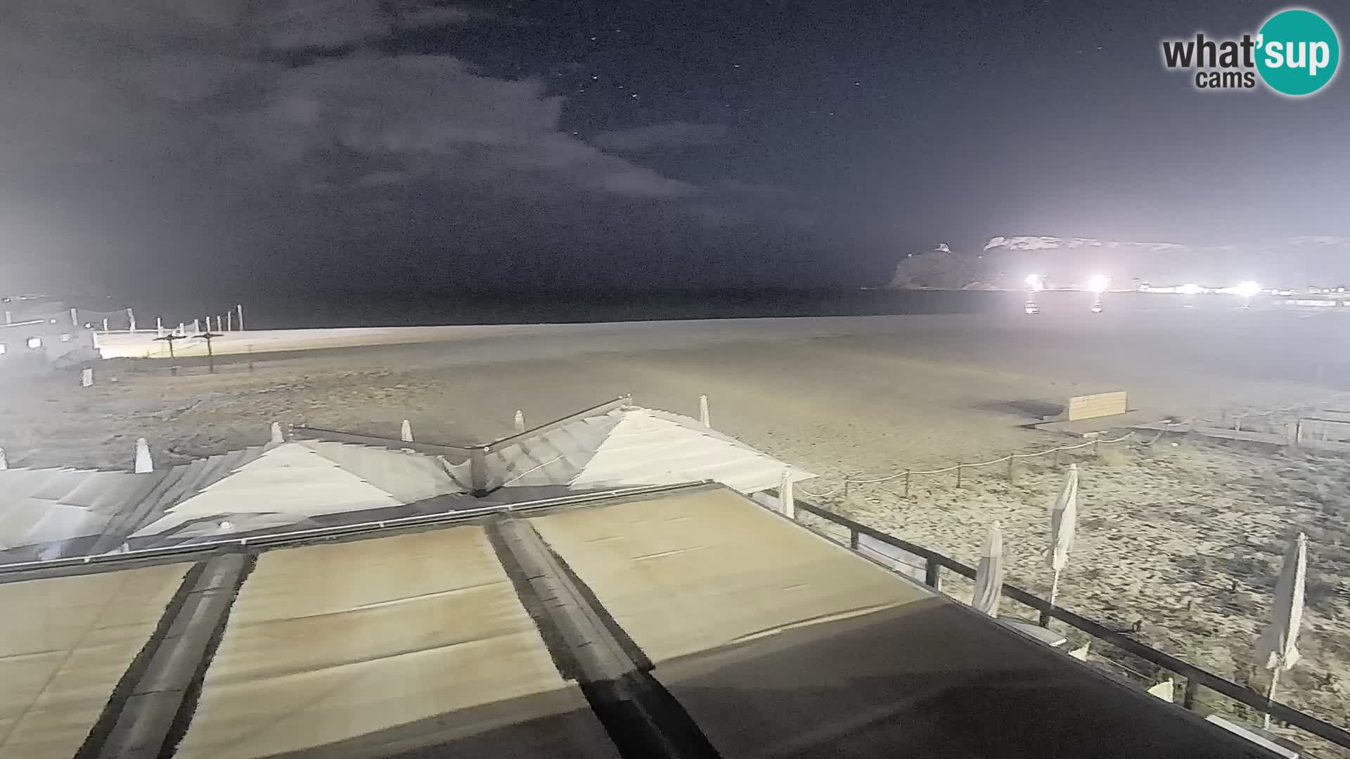 Poetto beach webcam | Cagliari | Sardinija