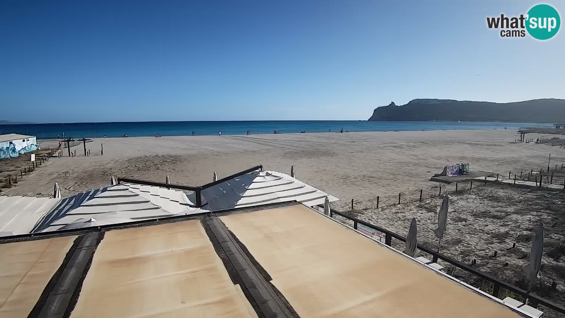 Poetto beach webcam | Cagliari | Sardinija