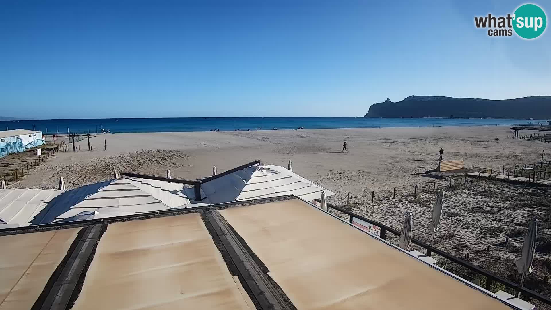 Poetto beach webcam | Cagliari | Sardinija