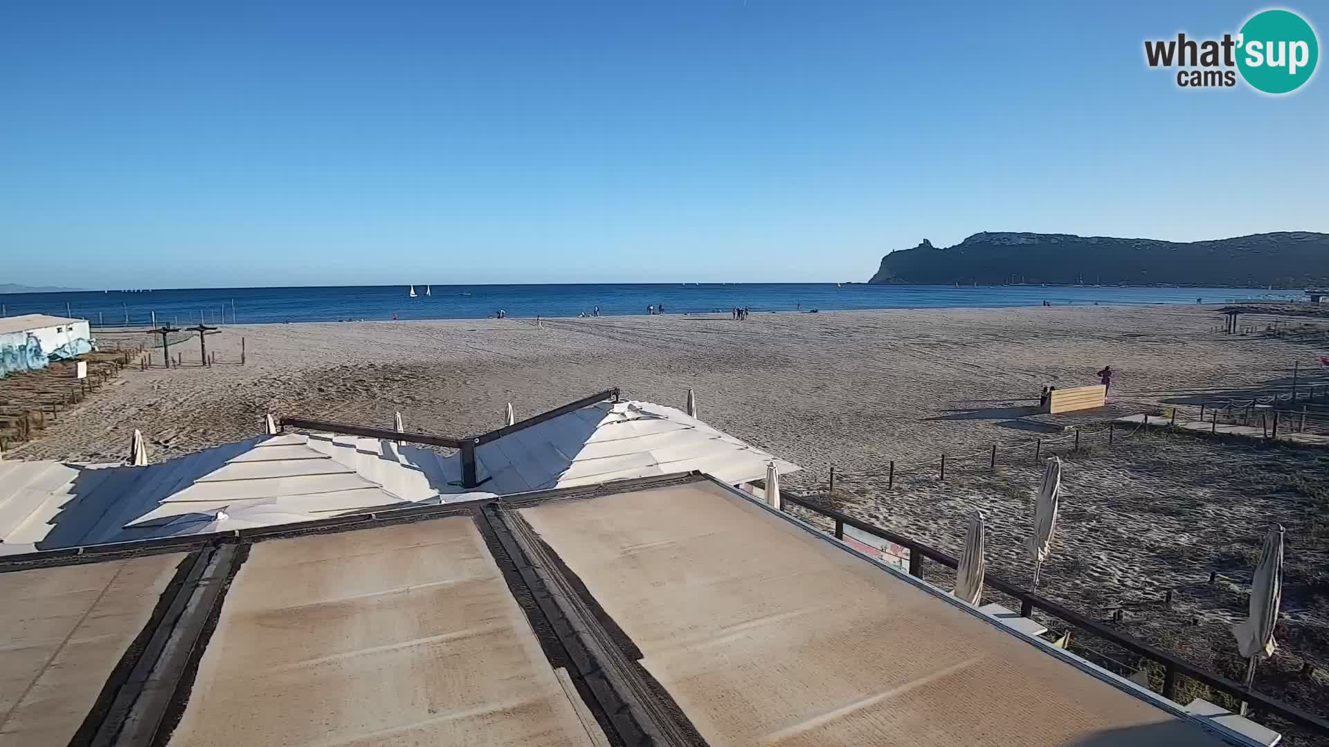 Webcam plage de Poetto | Cagliari | Sardaigne