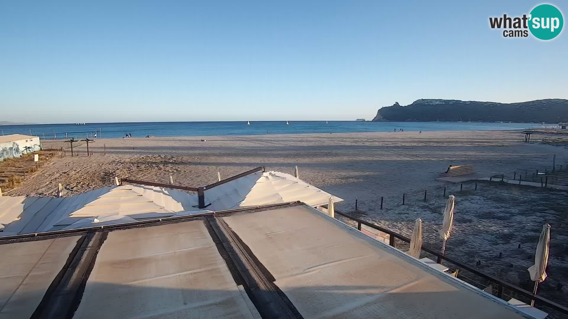 Poetto beach webcam | Cagliari | Sardinija