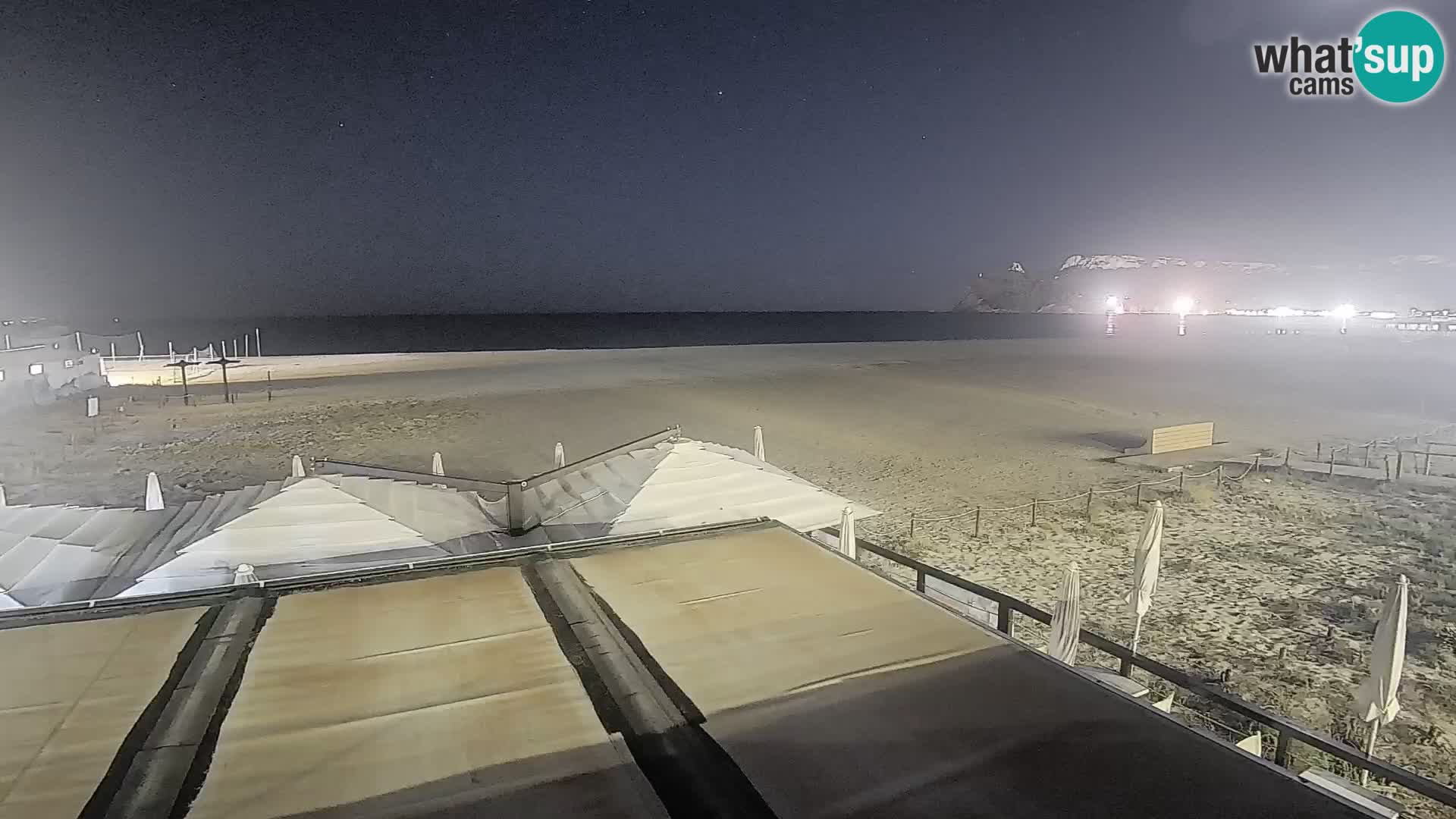 Poetto beach webcam | Cagliari | Sardinija