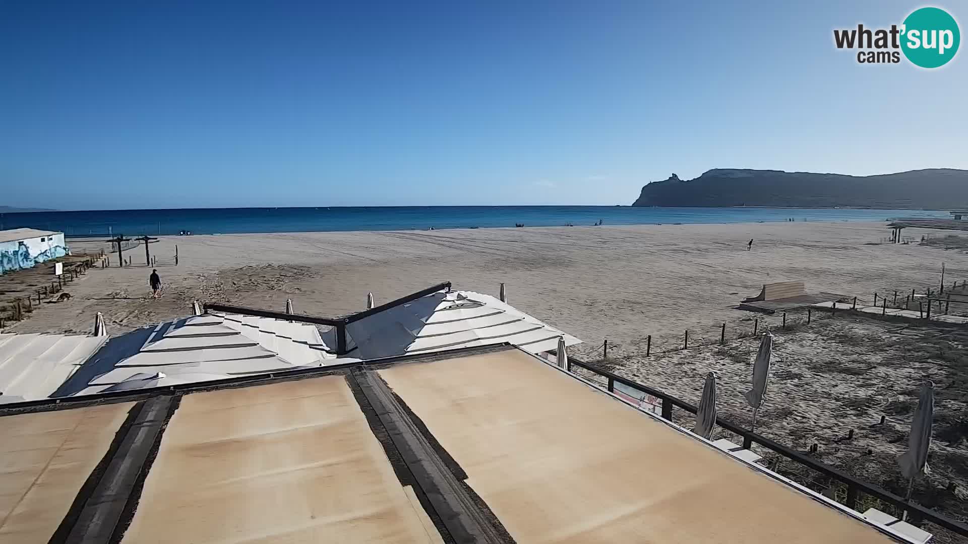 Poetto beach webcam | Cagliari | Sardinija