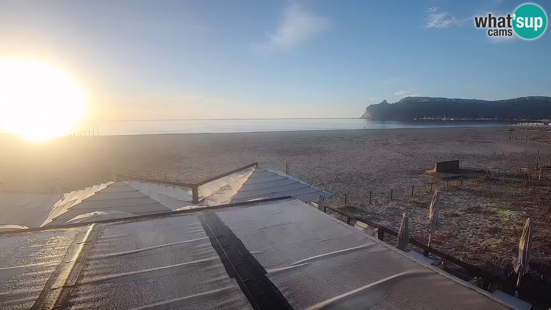Webcam spiaggia del Poetto | Cagliari | Sardegna
