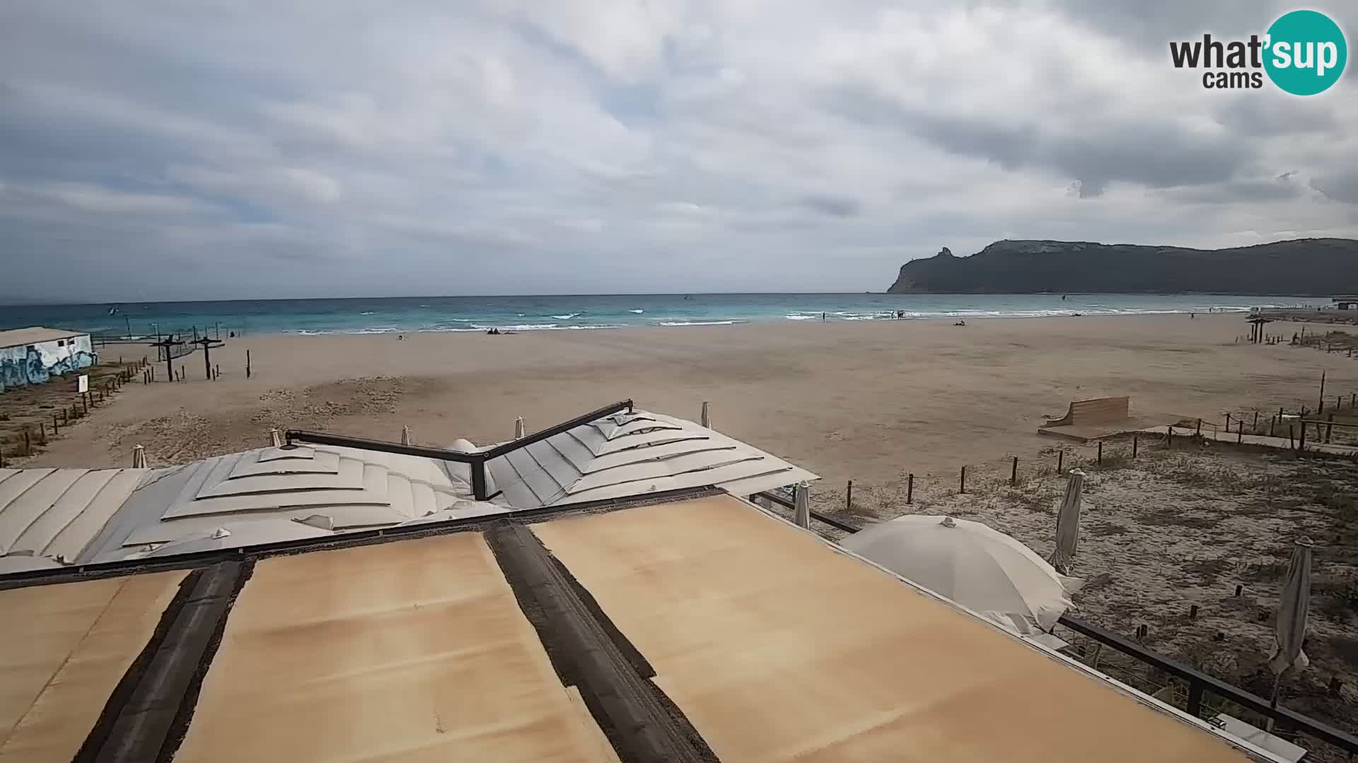 Poetto beach webcam | Cagliari | Sardinija