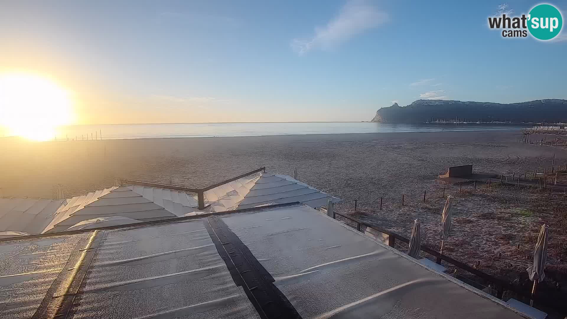 Poetto beach webcam | Cagliari | Sardinia