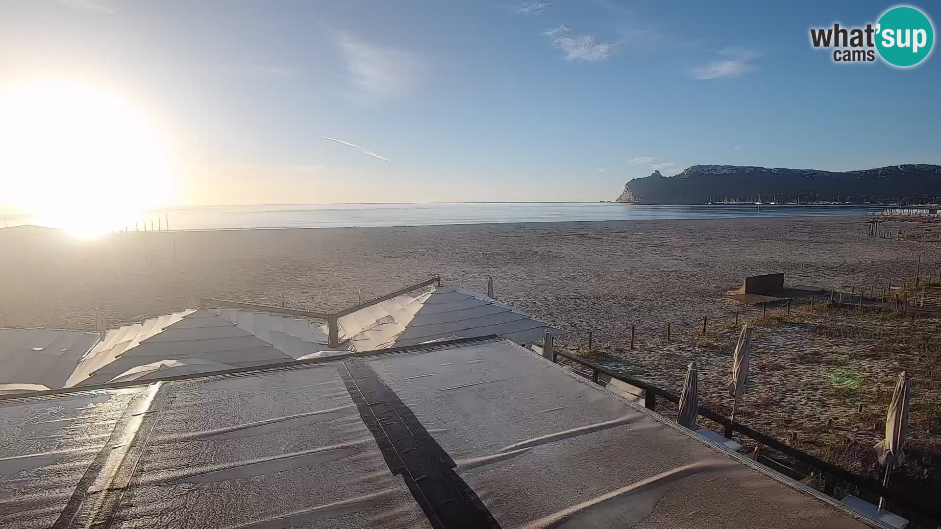 Poetto beach webcam | Cagliari | Sardinia