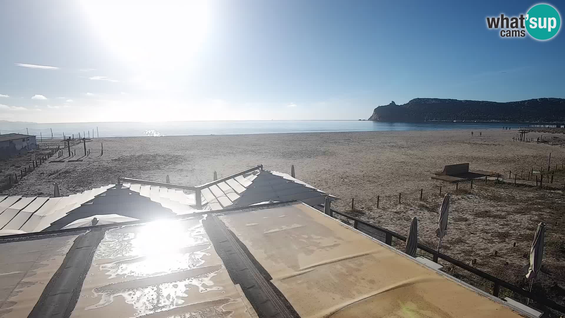Poetto beach webcam | Cagliari | Sardinija