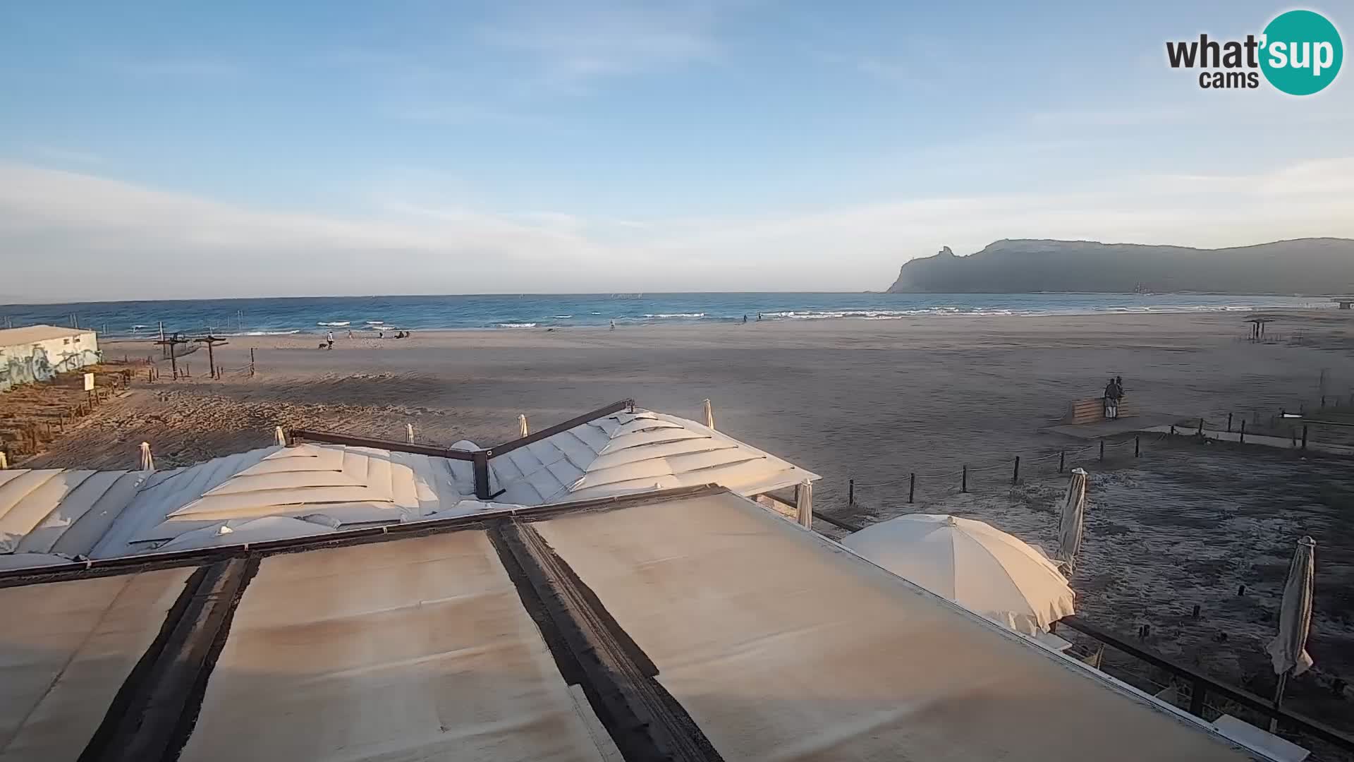 Poetto beach webcam | Cagliari | Sardinija