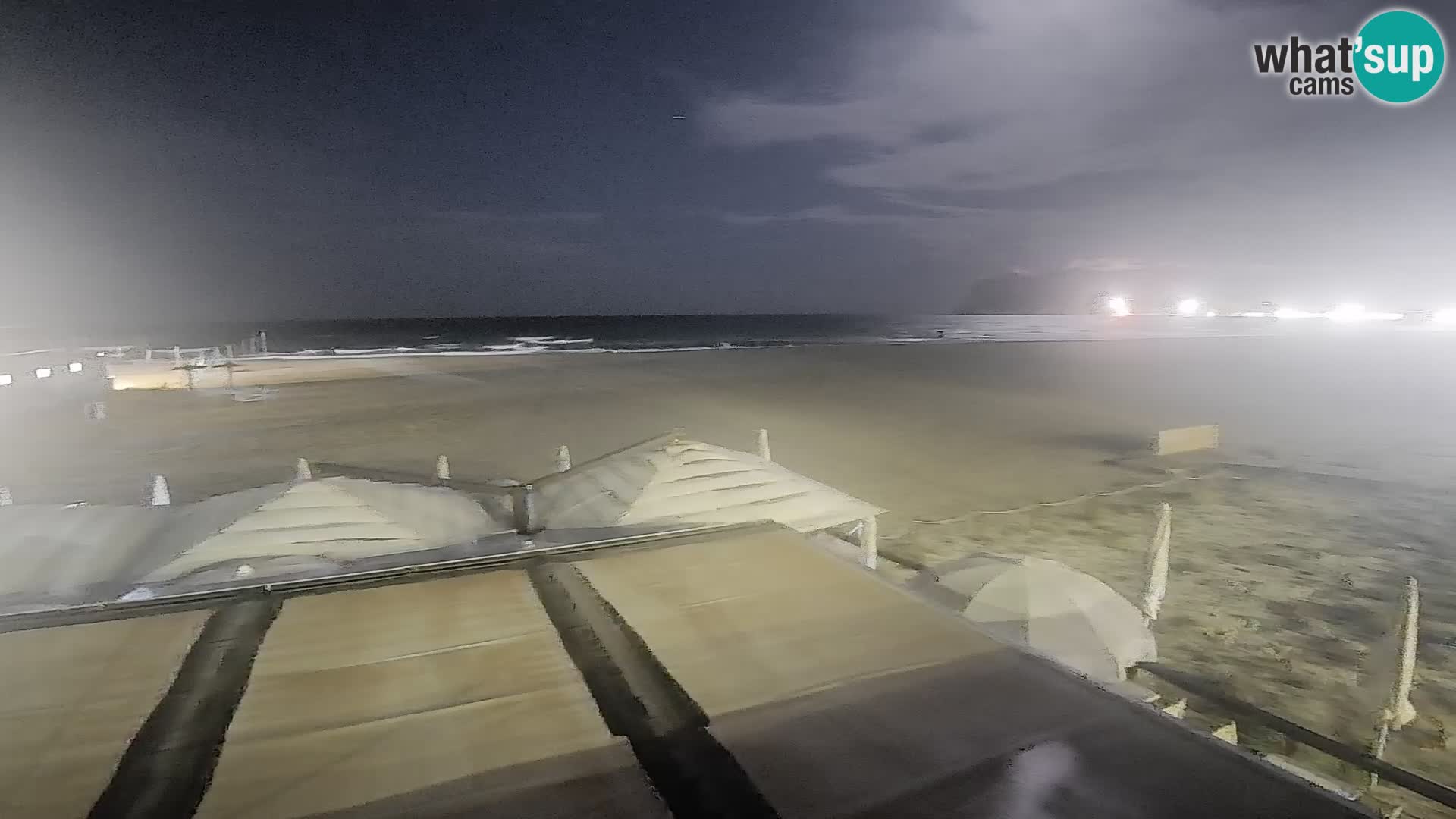 Poetto beach webcam | Cagliari | Sardinija