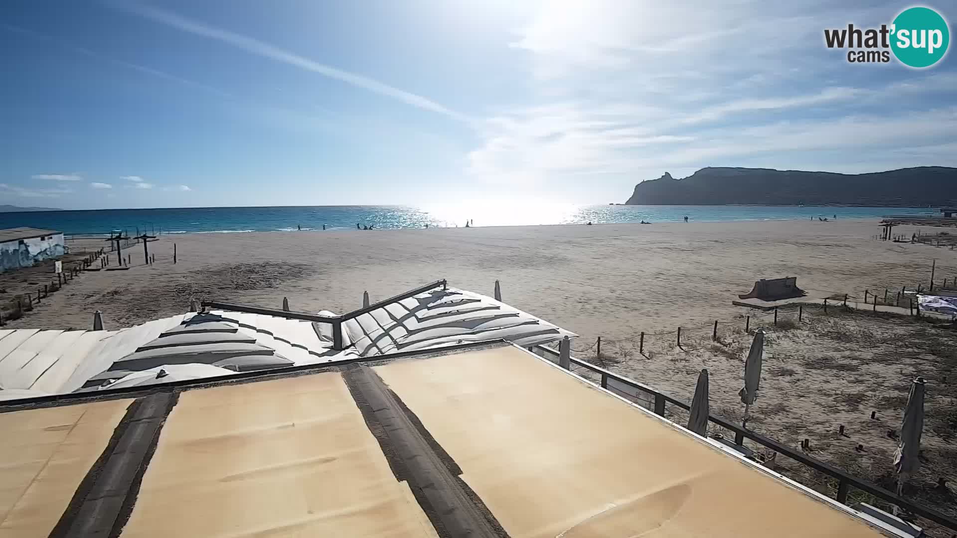 Webcam plage de Poetto | Cagliari | Sardaigne