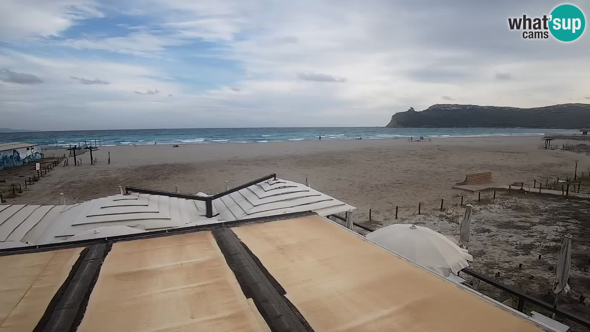 Poetto beach webcam | Cagliari | Sardinija