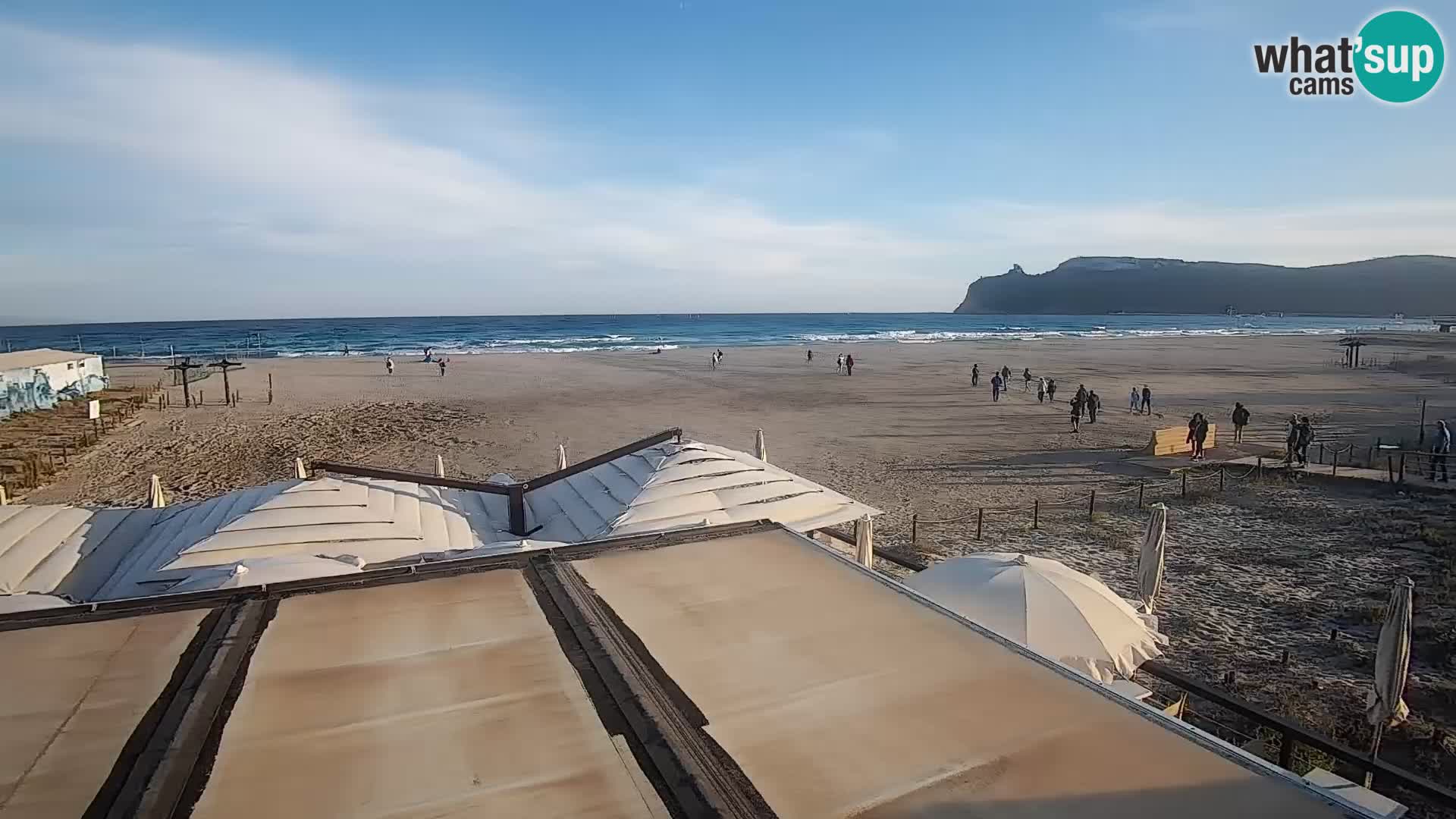 Poetto beach webcam | Cagliari | Sardinia