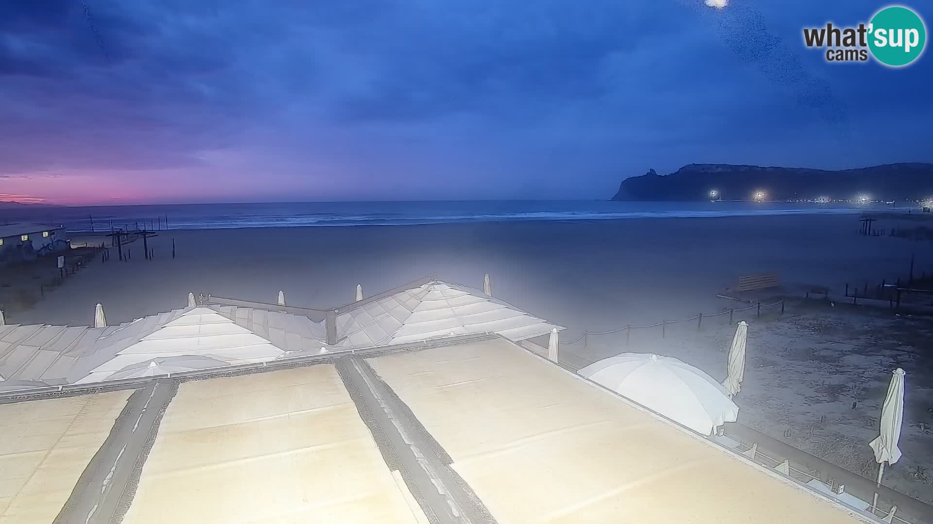 Poetto beach webcam | Cagliari | Sardinija