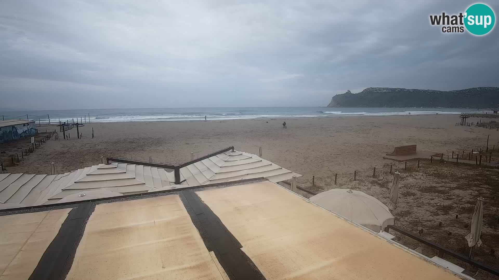 Poetto beach webcam | Cagliari | Sardinija