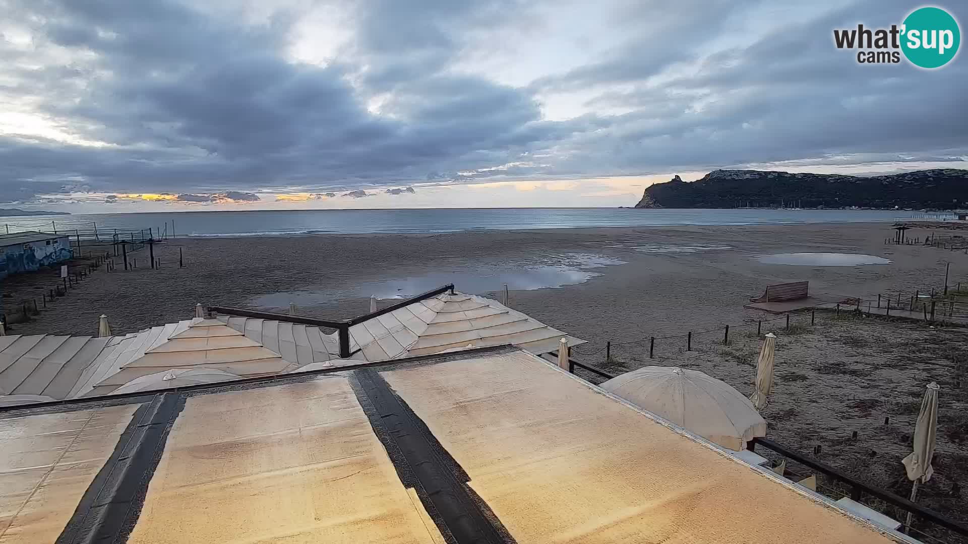 Poetto Strand Webcam | Cagliari | Sardinien