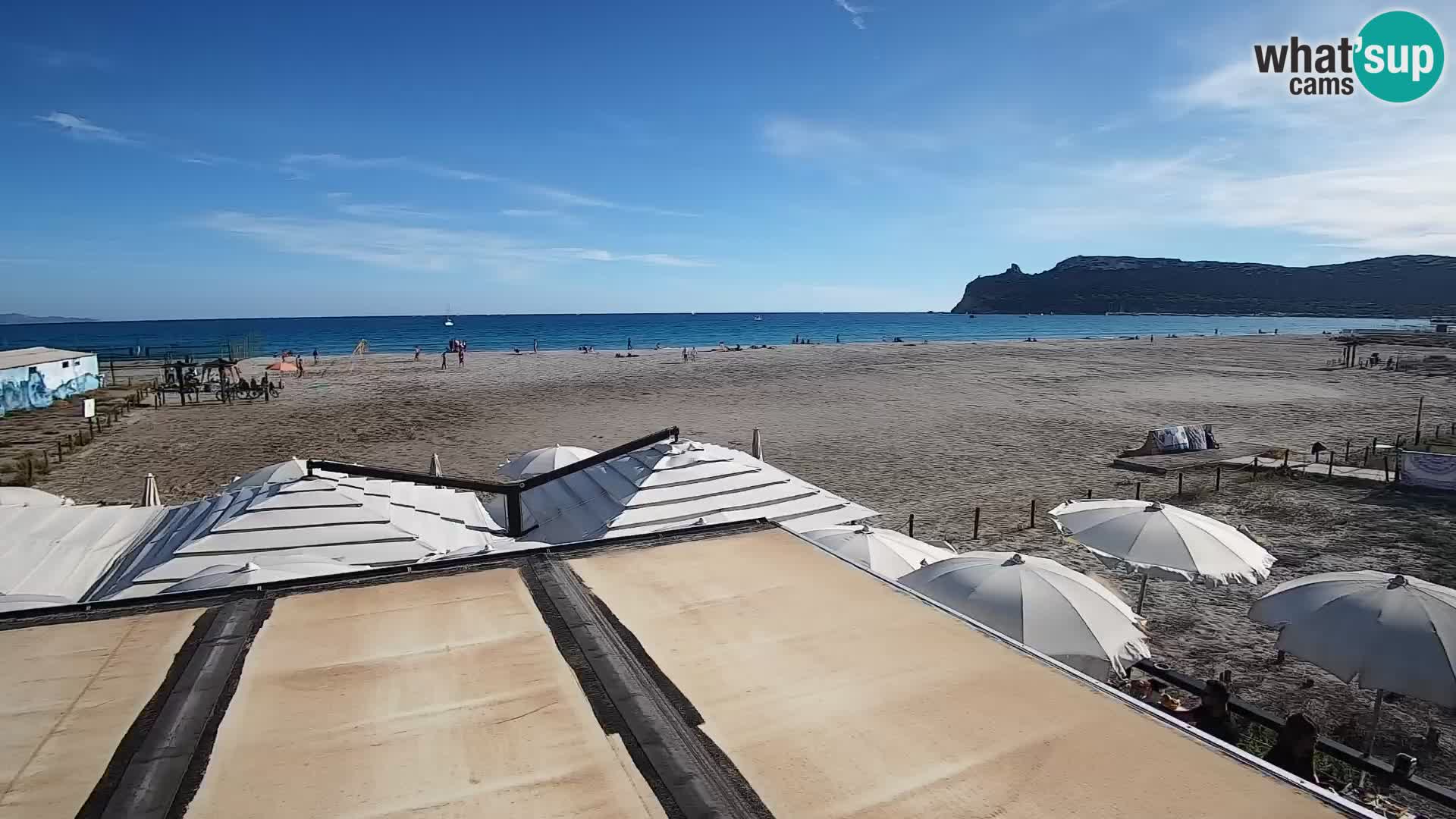 Webcam plage de Poetto | Cagliari | Sardaigne