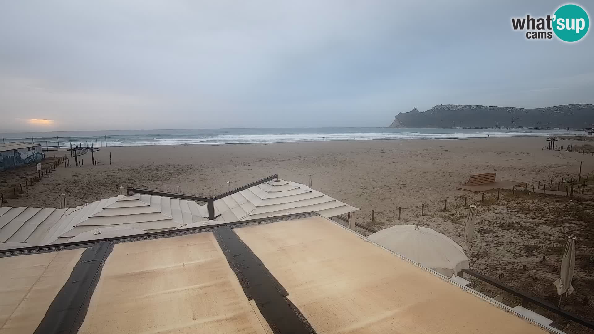 Poetto beach webcam | Cagliari | Sardinija