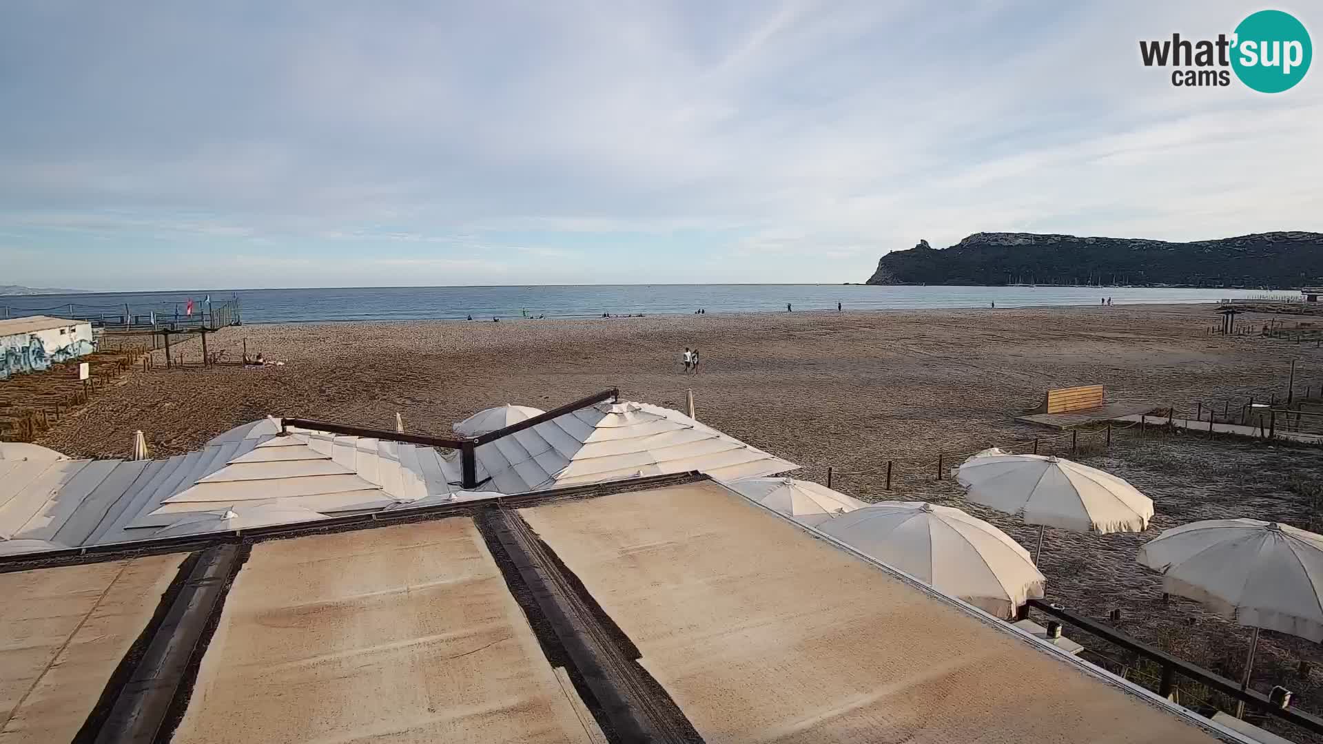 Poetto beach webcam | Cagliari | Sardinija