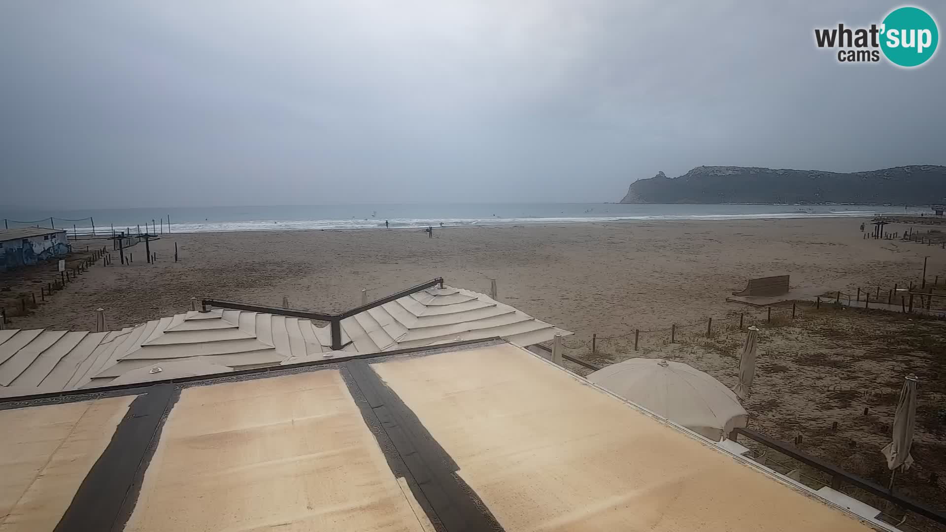 Poetto beach webcam | Cagliari | Sardinija