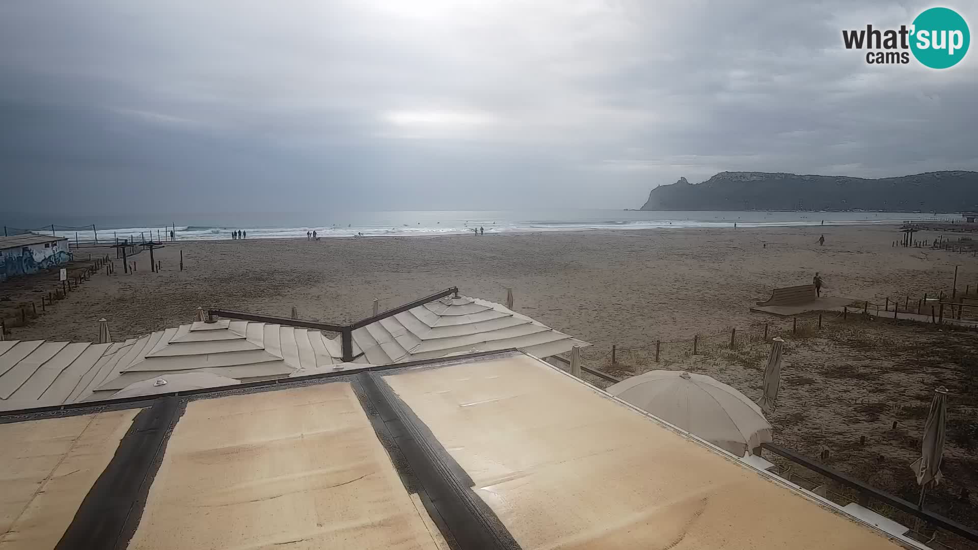 Poetto beach webcam | Cagliari | Sardinija