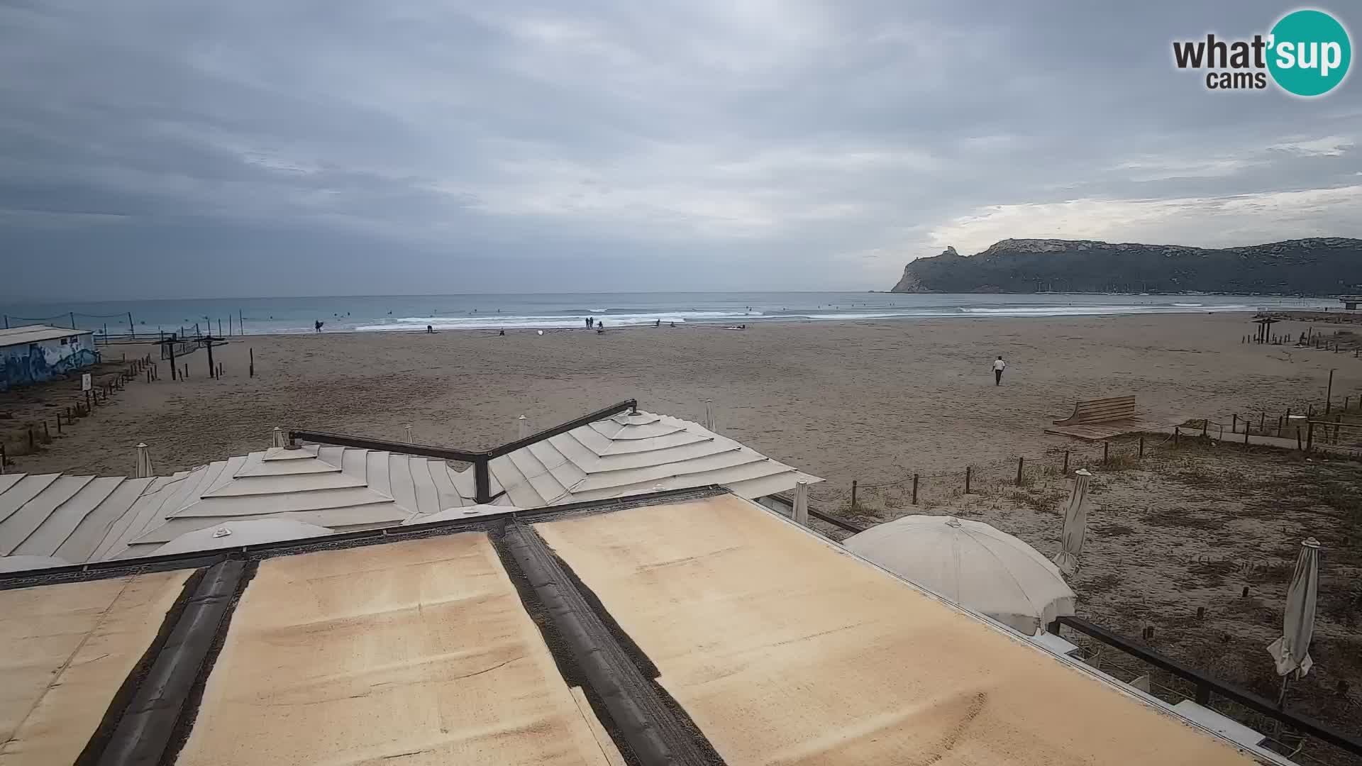 Poetto beach webcam | Cagliari | Sardinija