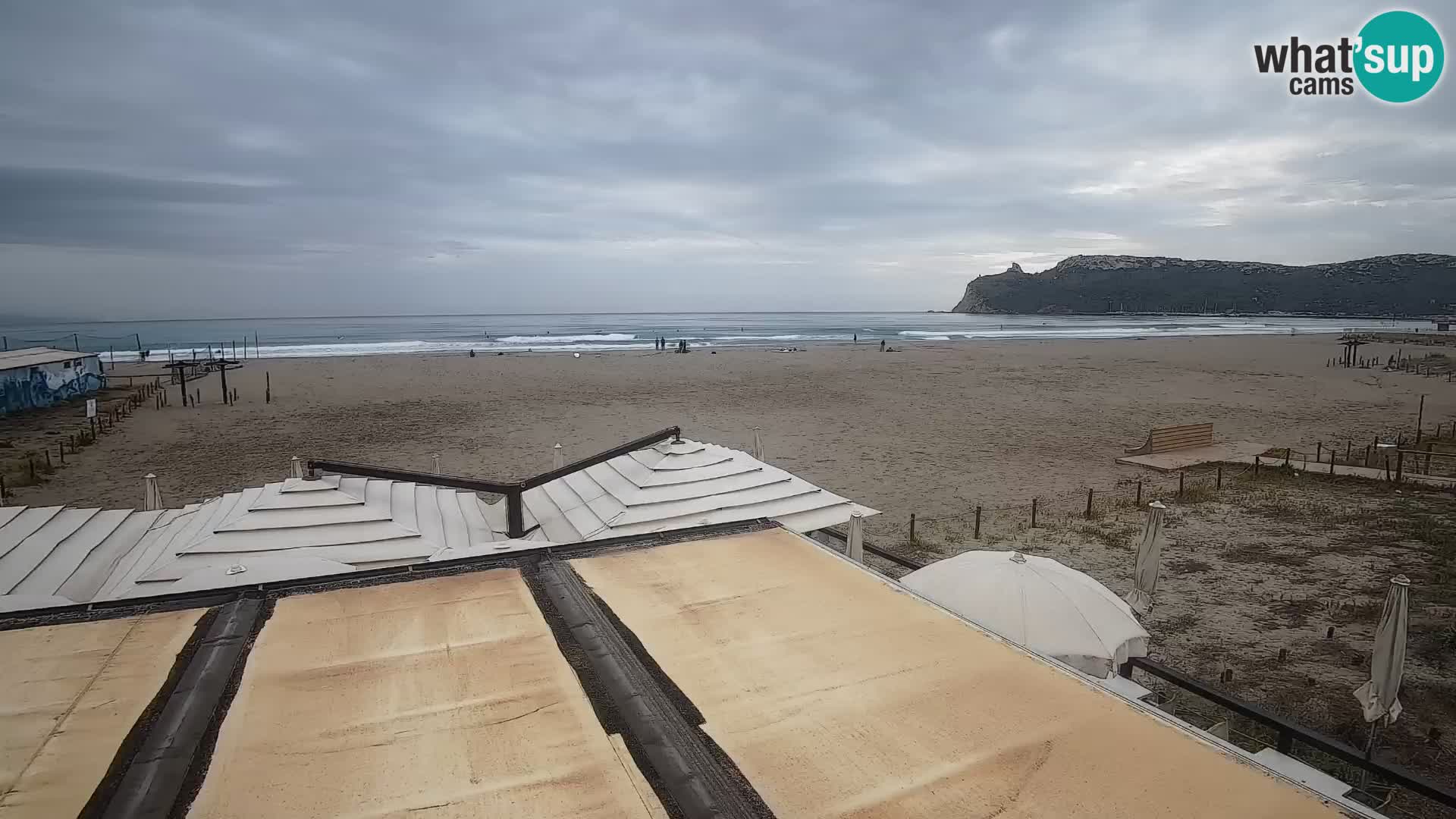 Poetto beach webcam | Cagliari | Sardinija