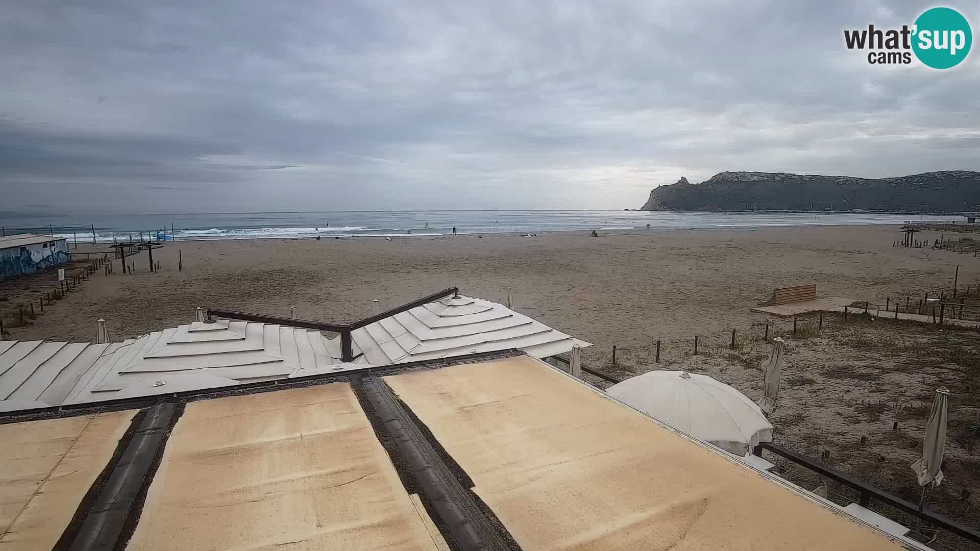 Webcam plage de Poetto | Cagliari | Sardaigne