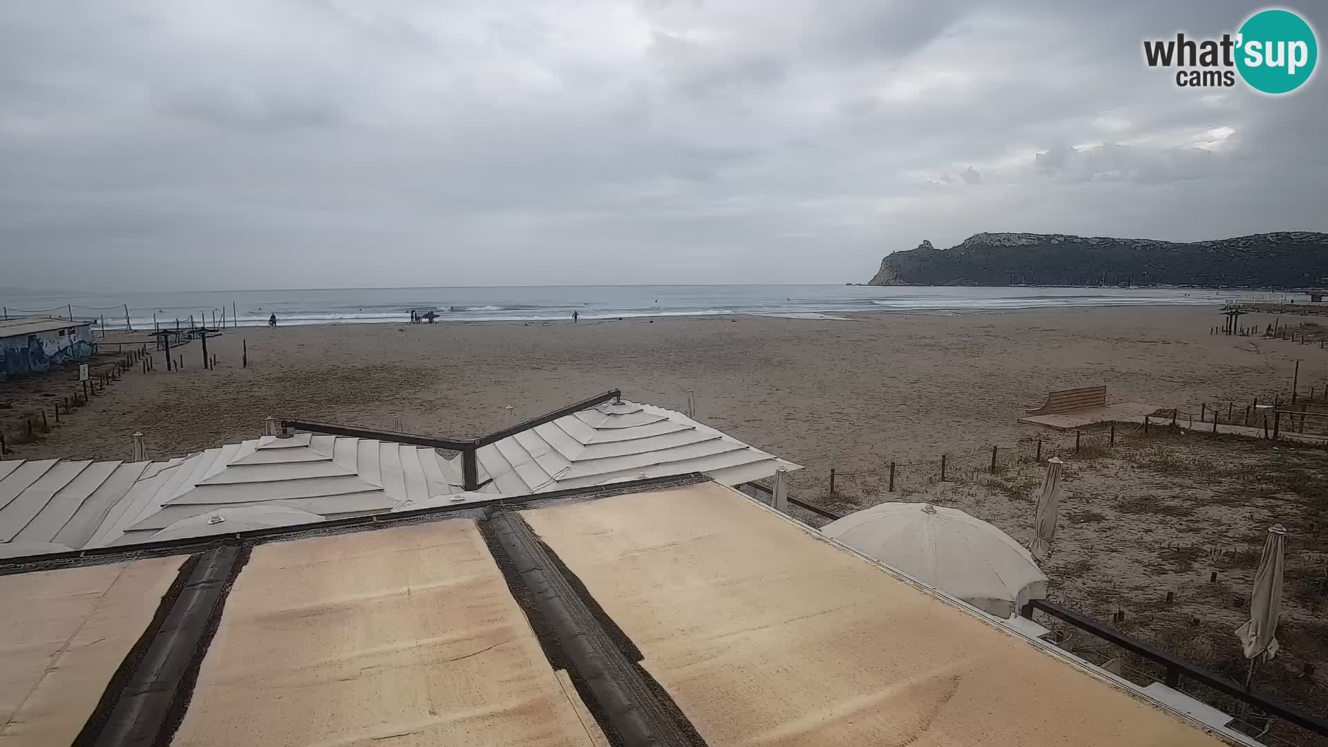 Poetto beach webcam | Cagliari | Sardinija