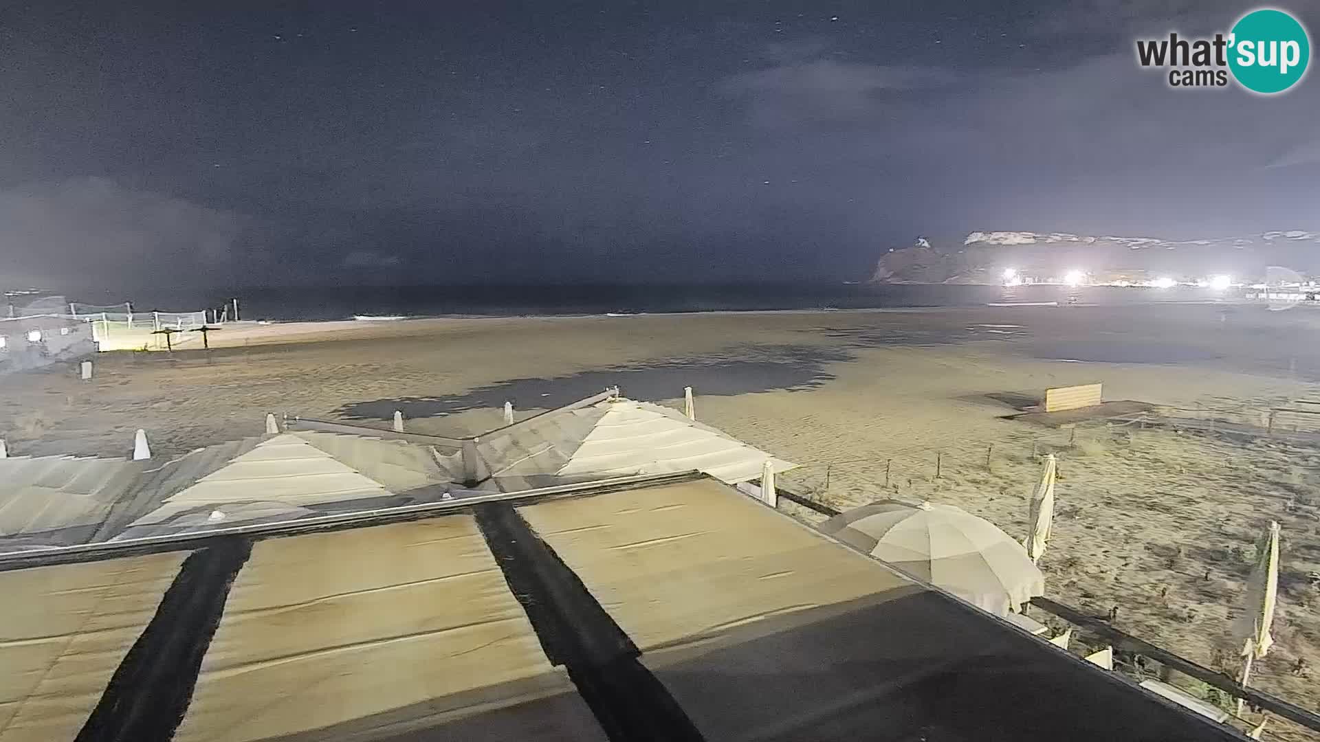 Poetto beach webcam | Cagliari | Sardinija