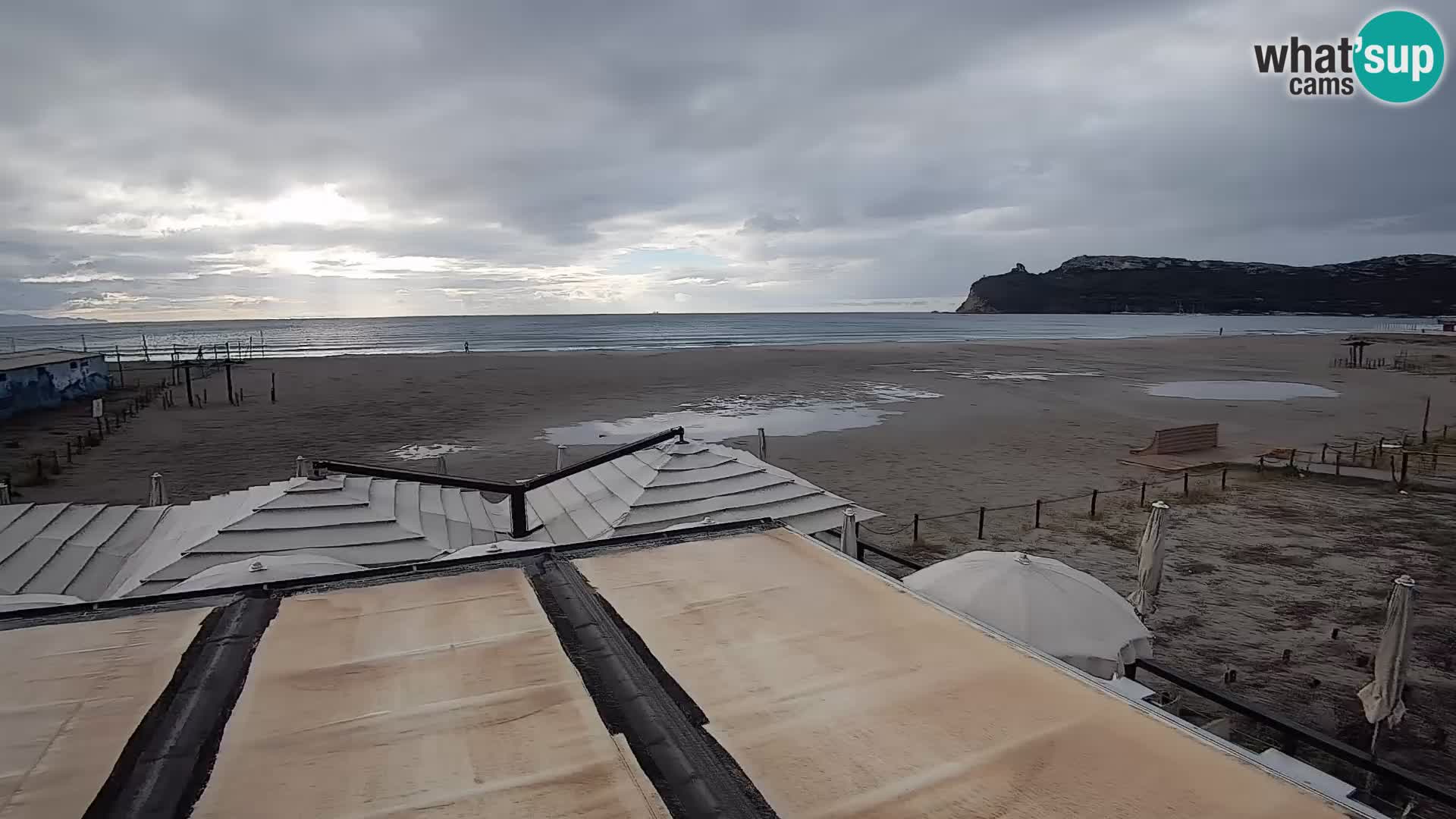 Poetto beach webcam | Cagliari | Sardinija