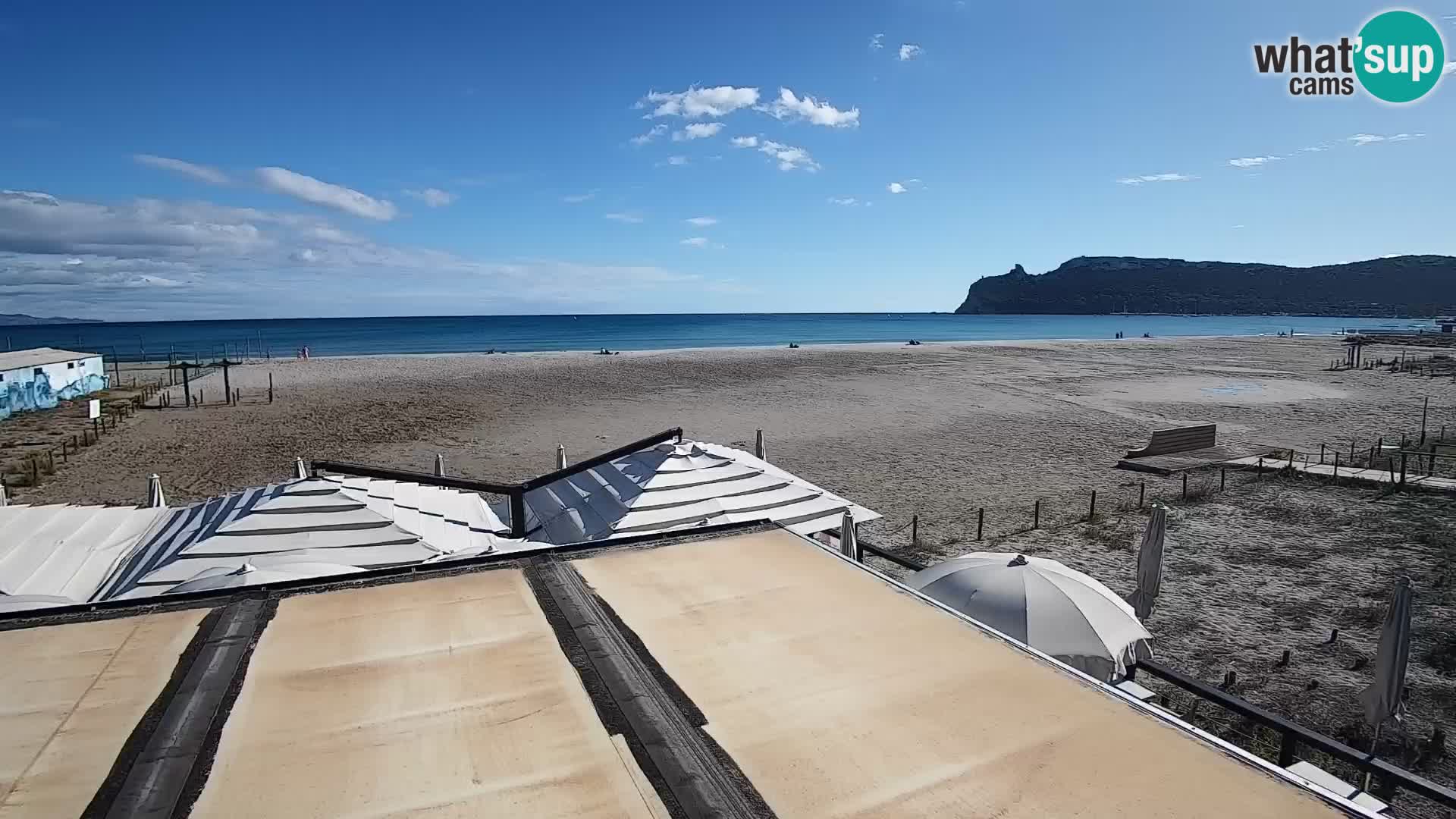 Poetto beach webcam | Cagliari | Sardinia