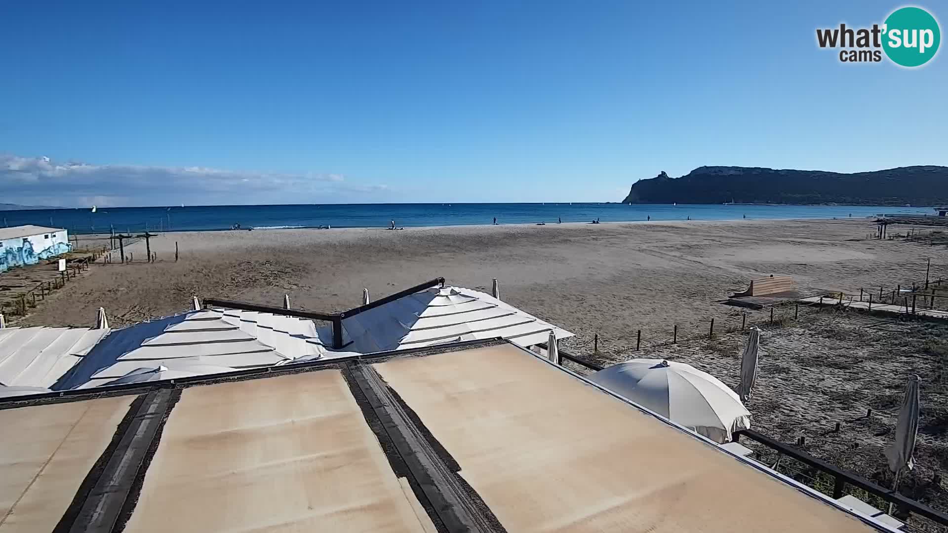 Poetto beach webcam | Cagliari | Sardinija