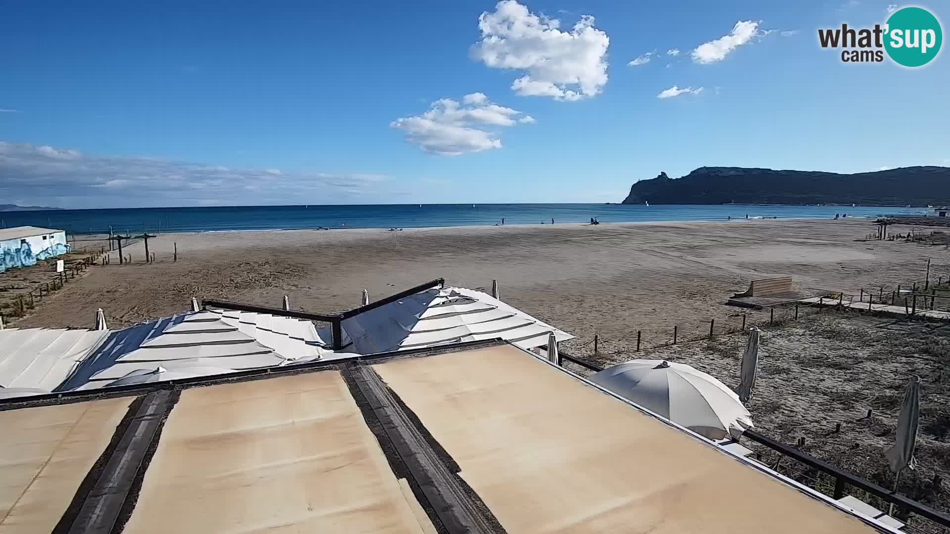 Poetto beach webcam | Cagliari | Sardinija