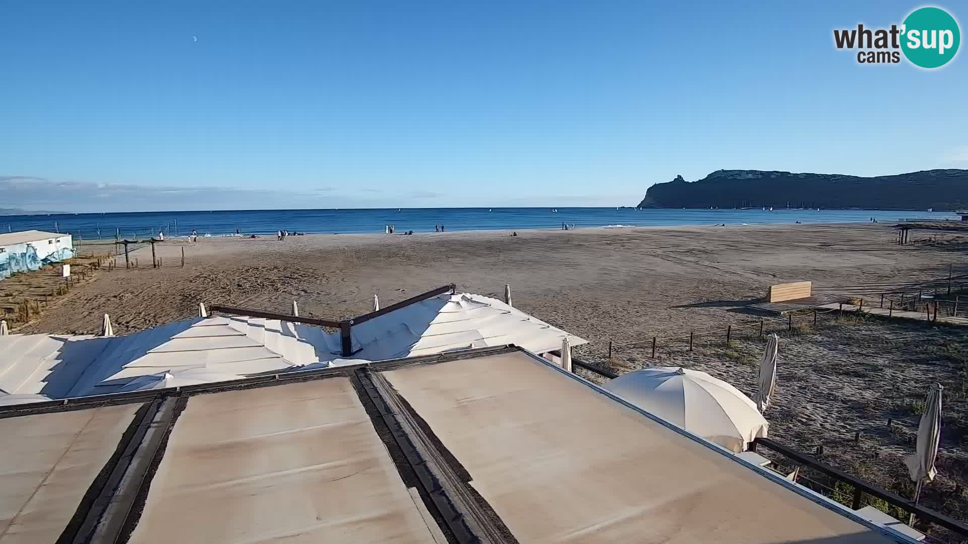 Webcam plage de Poetto | Cagliari | Sardaigne