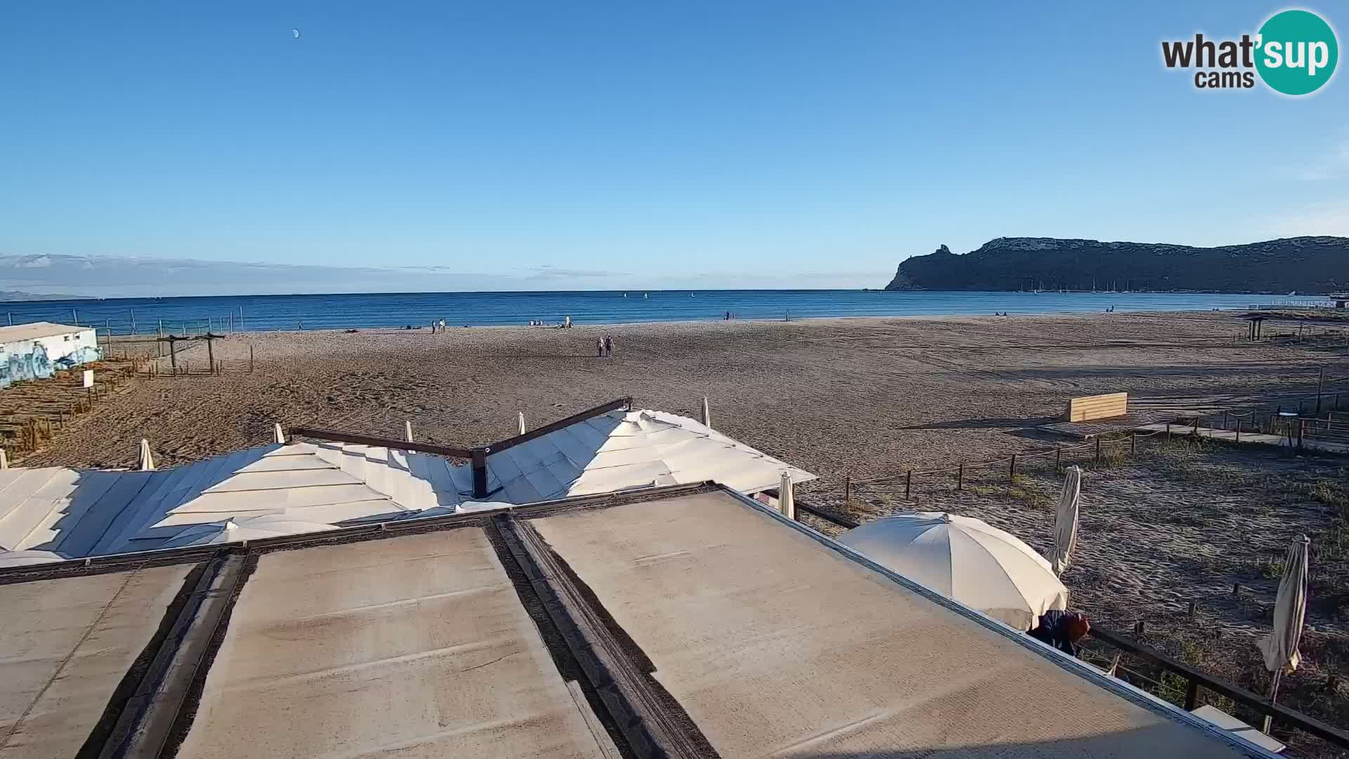 Poetto beach webcam | Cagliari | Sardinija