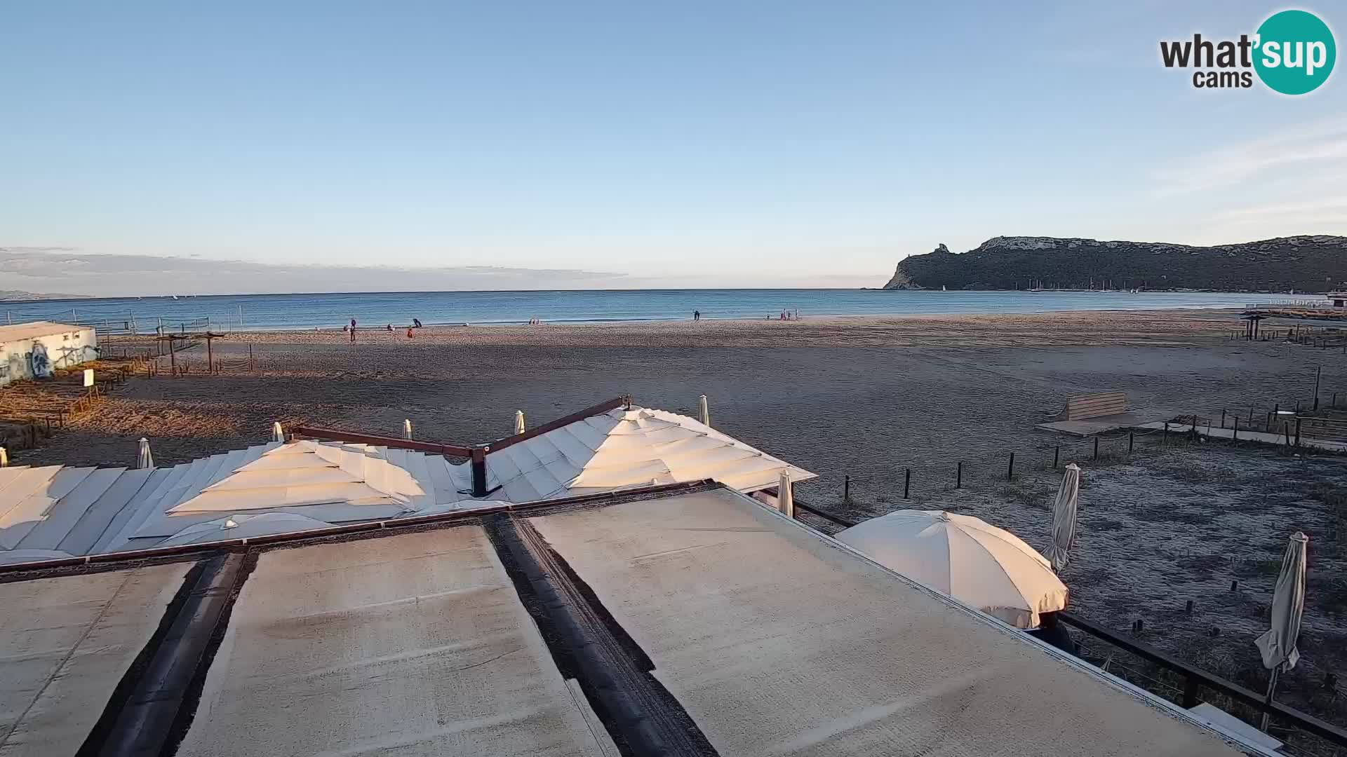 Poetto beach webcam | Cagliari | Sardinija