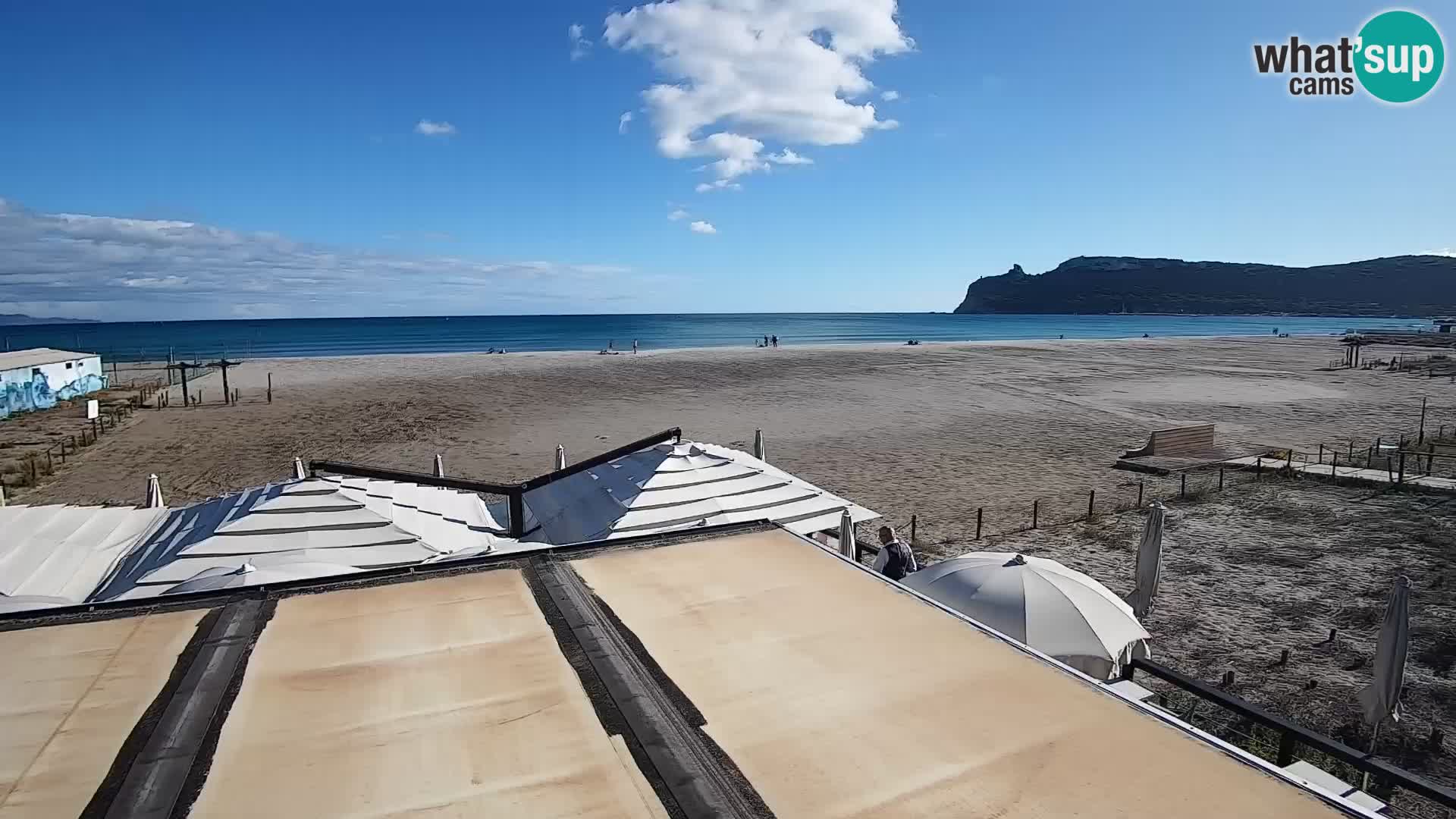 Poetto beach webcam | Cagliari | Sardinija