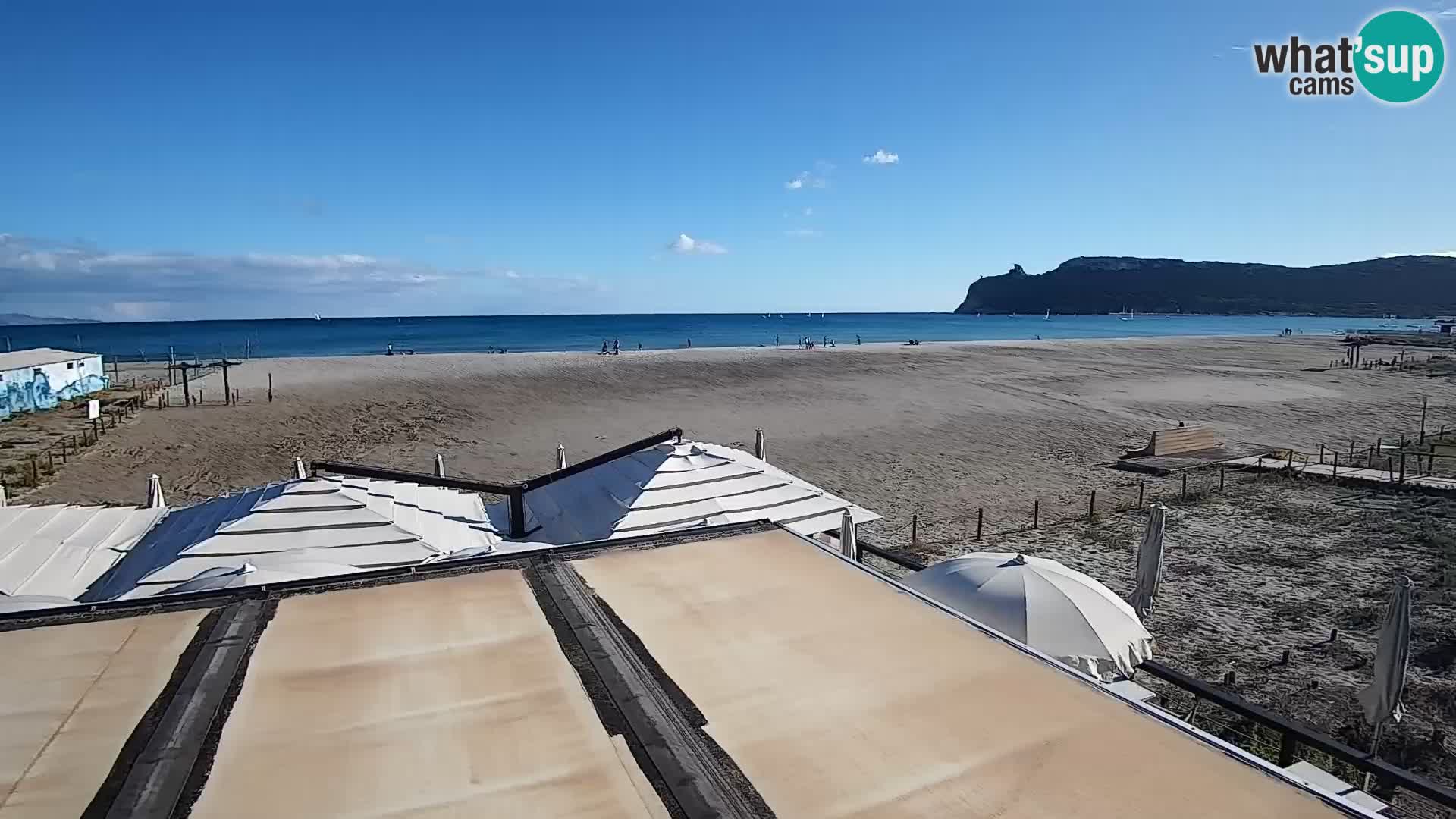 Poetto beach webcam | Cagliari | Sardinia