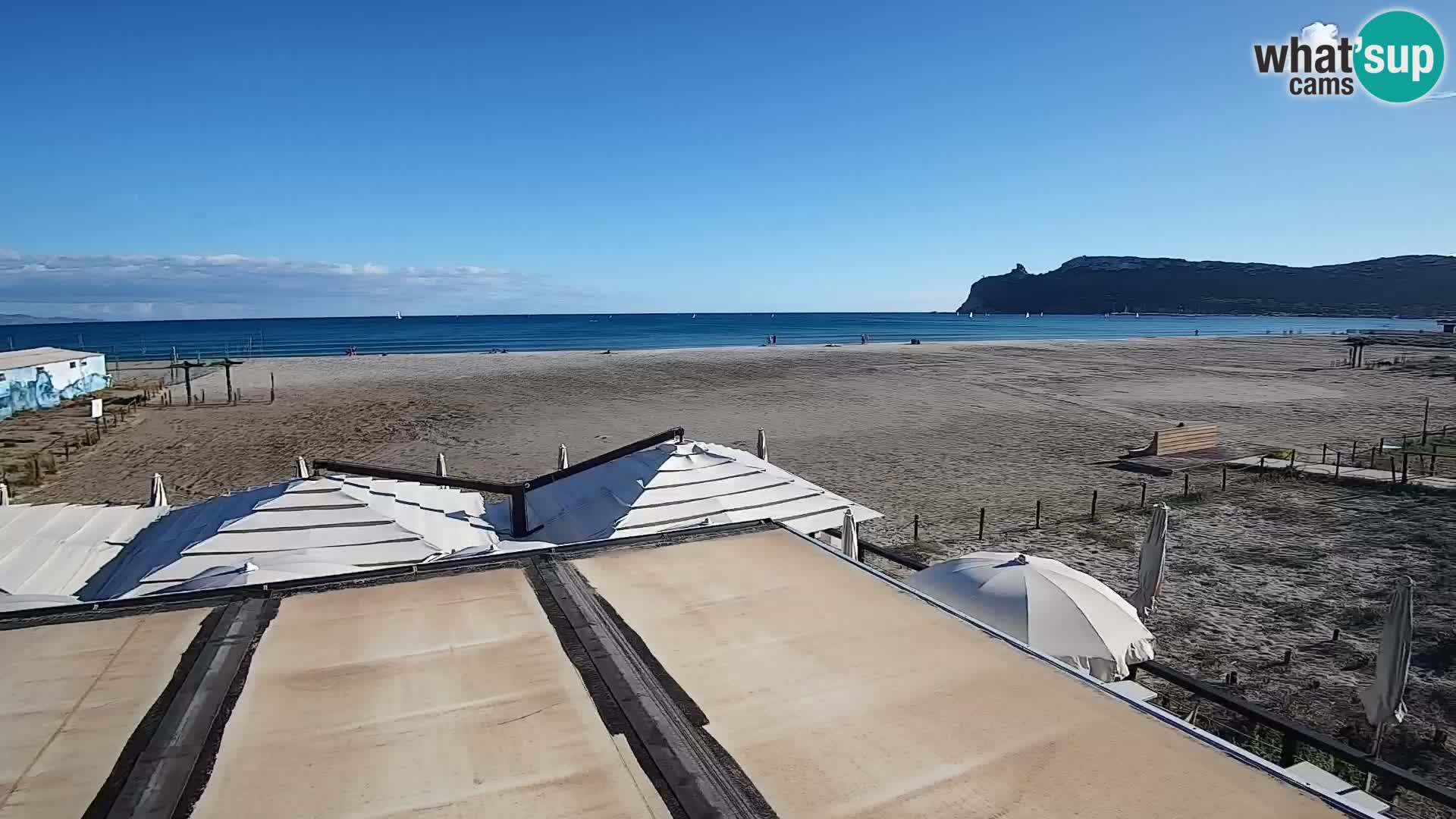 Poetto Strand Webcam | Cagliari | Sardinien