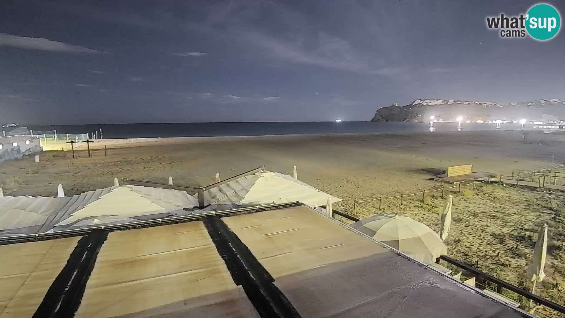 Poetto beach webcam | Cagliari | Sardinija
