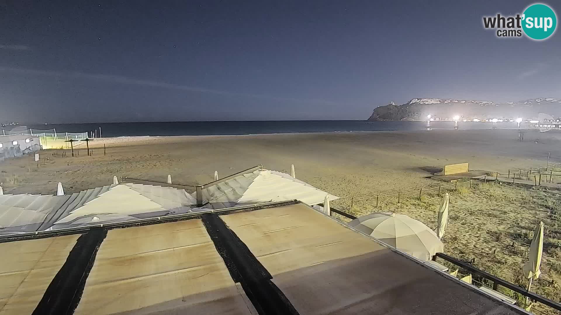 Poetto beach webcam | Cagliari | Sardinija