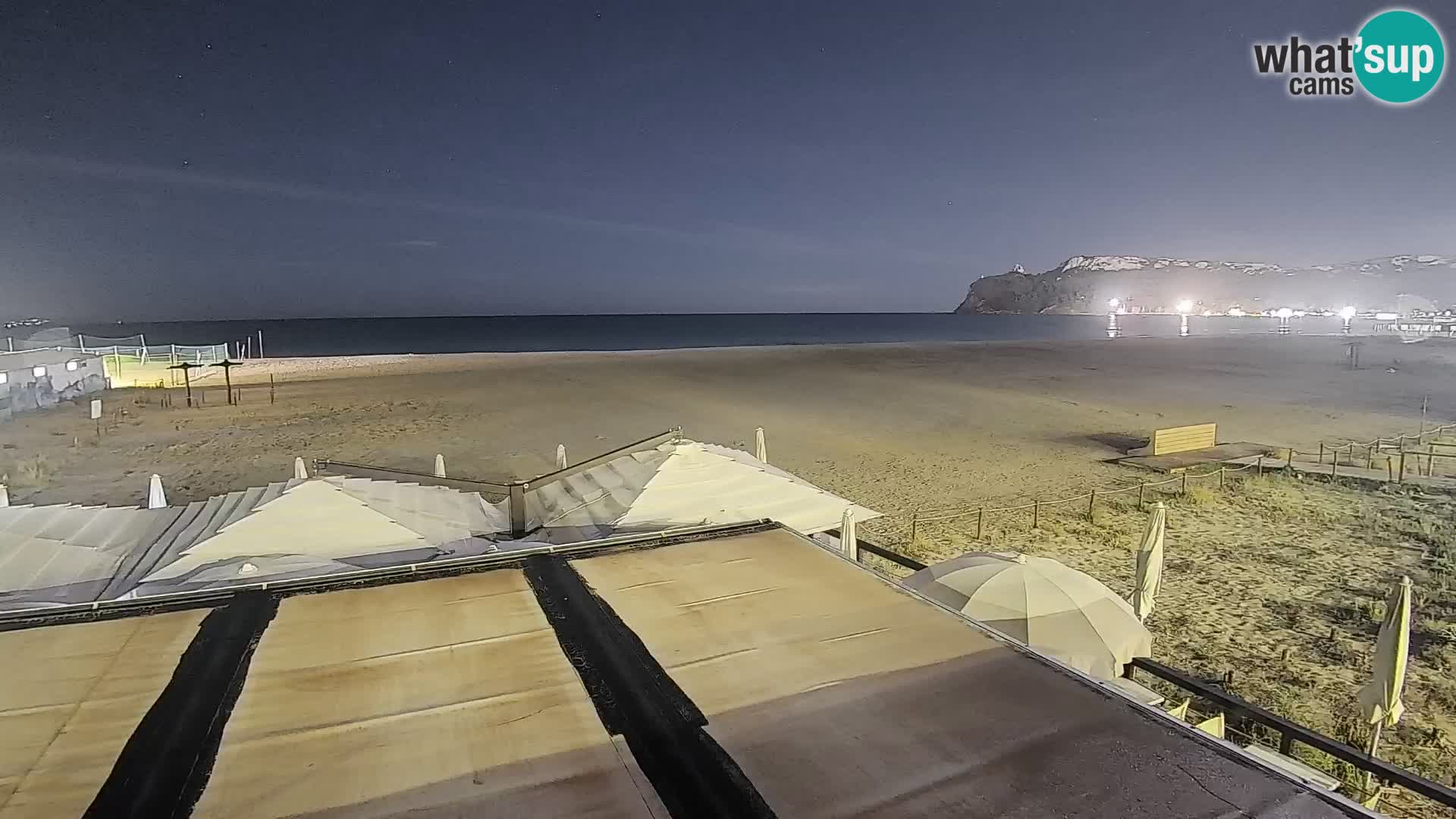 Poetto beach webcam | Cagliari | Sardinija