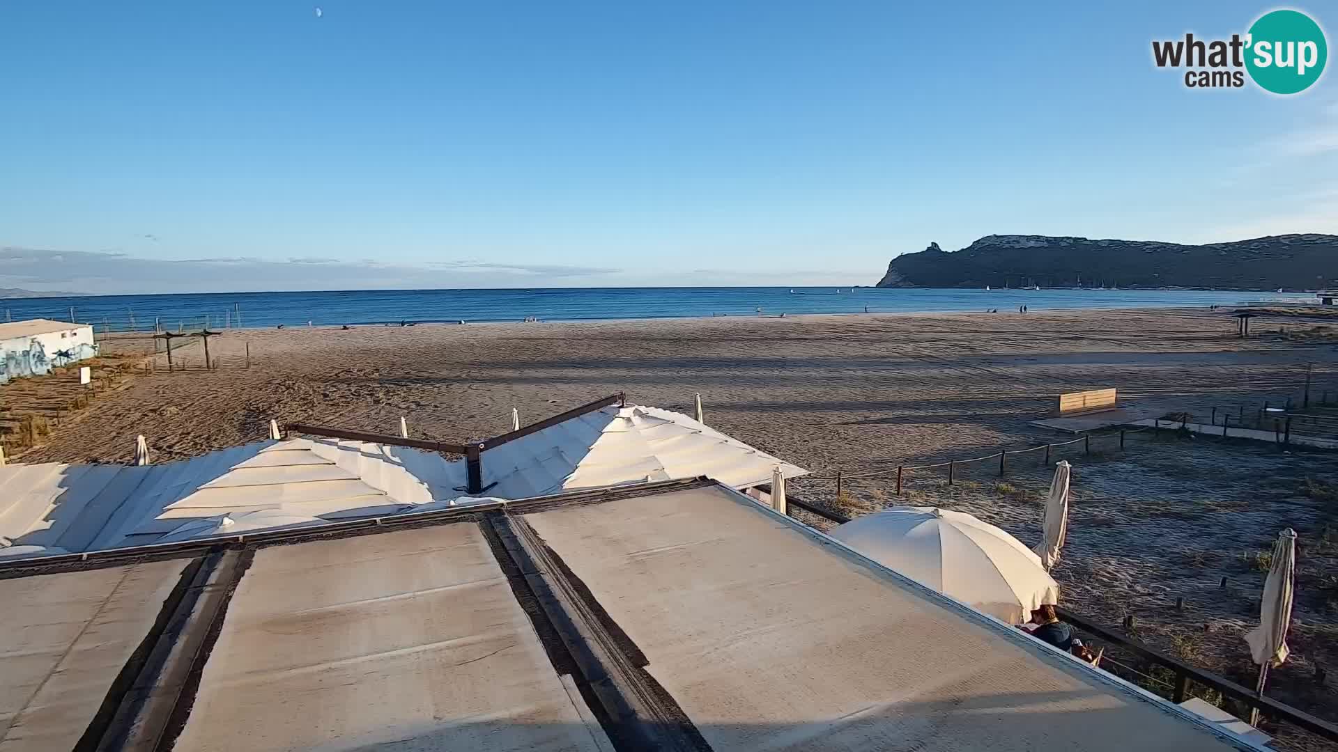 Poetto beach webcam | Cagliari | Sardinia
