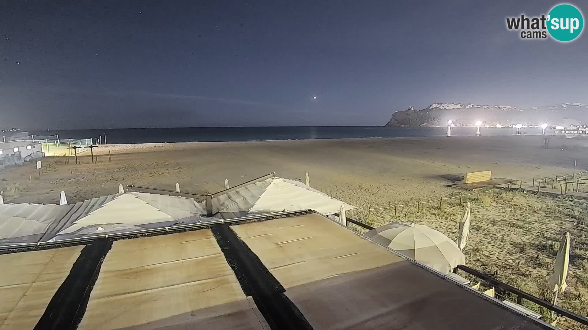 Poetto beach webcam | Cagliari | Sardinia