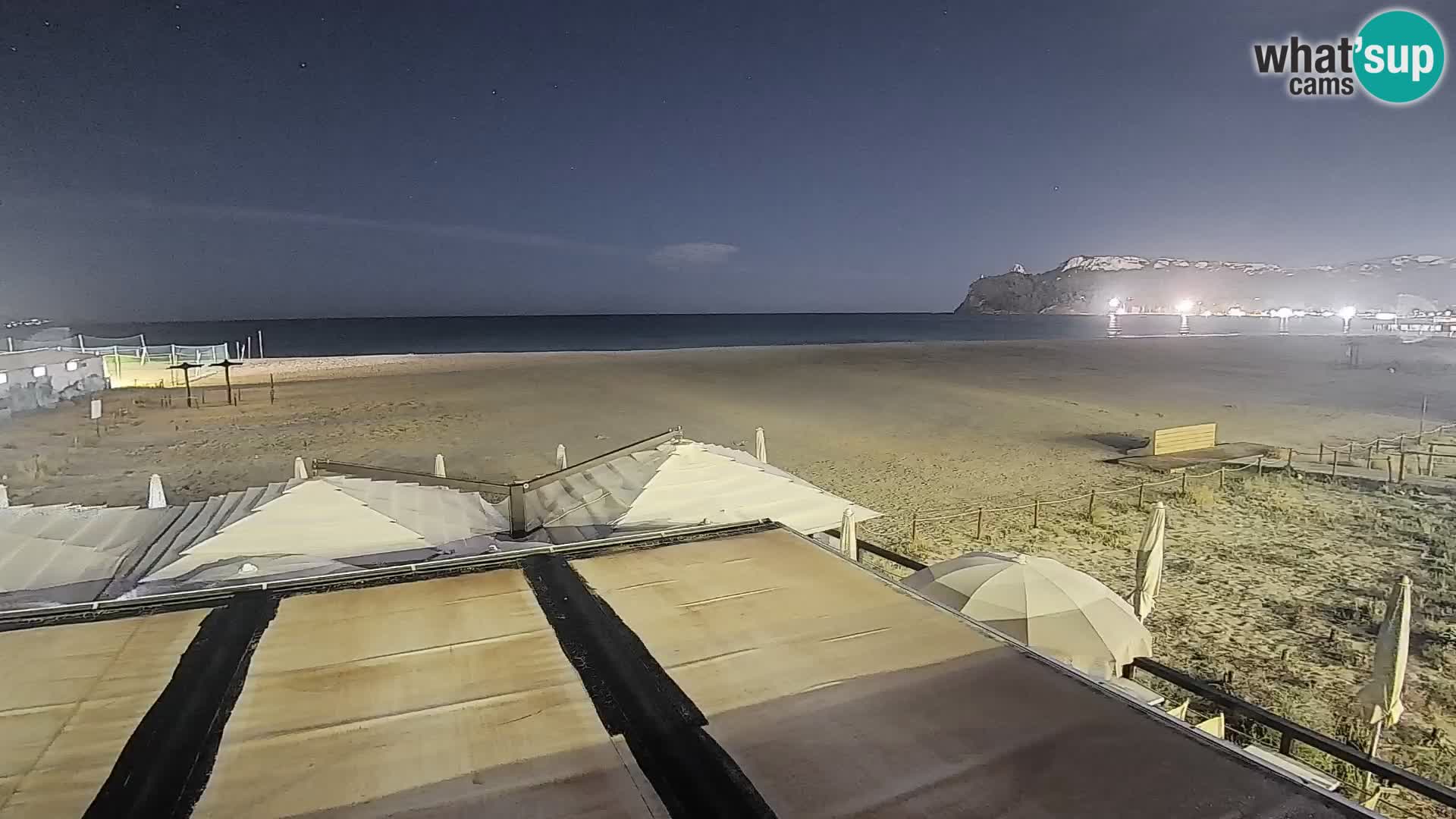 Poetto beach webcam | Cagliari | Sardinija