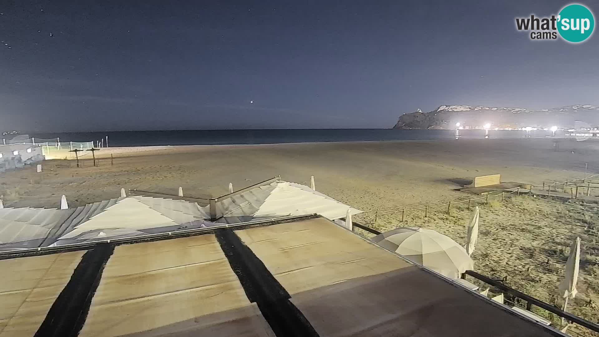 Poetto beach webcam | Cagliari | Sardinia