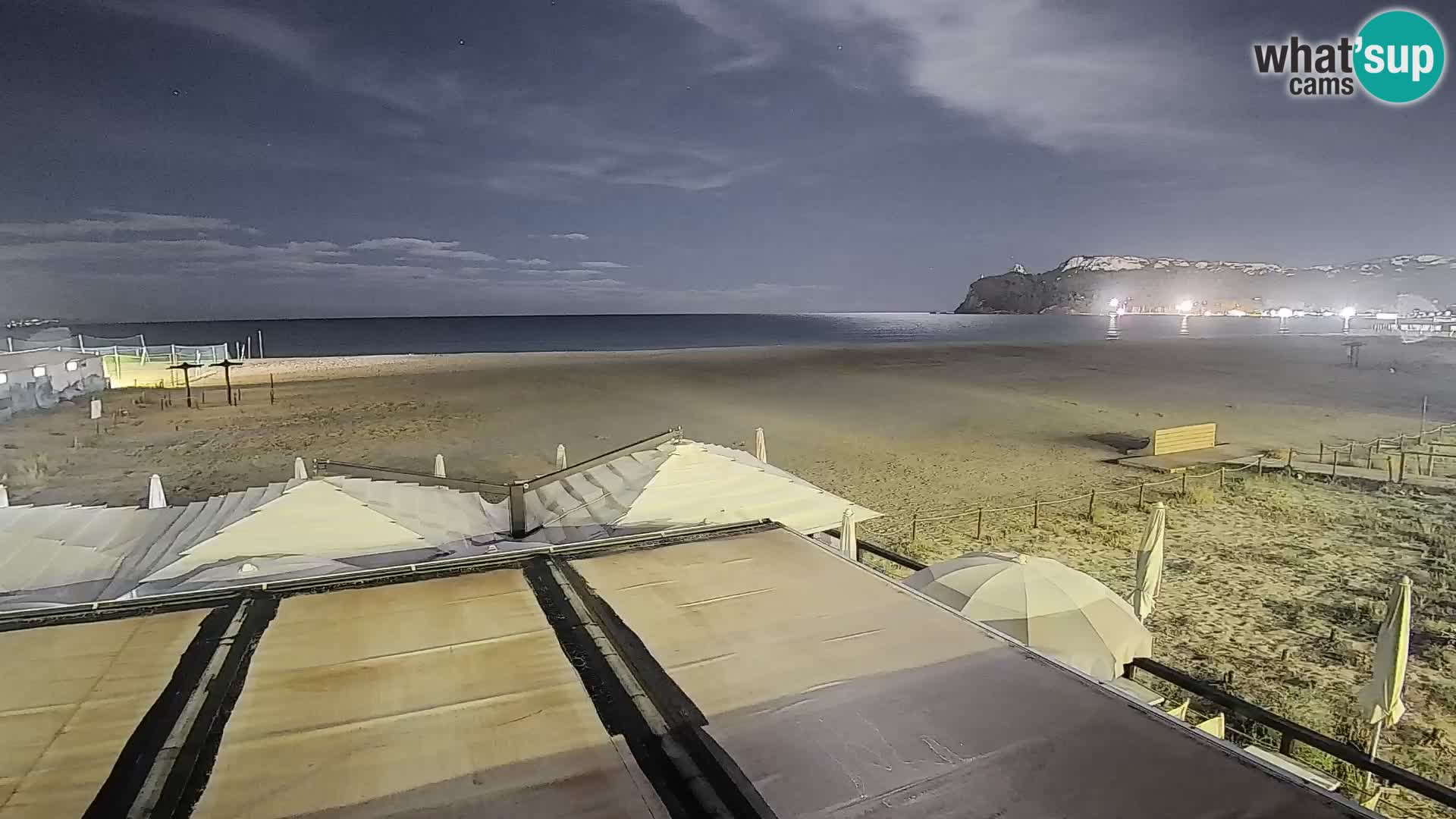 Poetto beach webcam | Cagliari | Sardinia