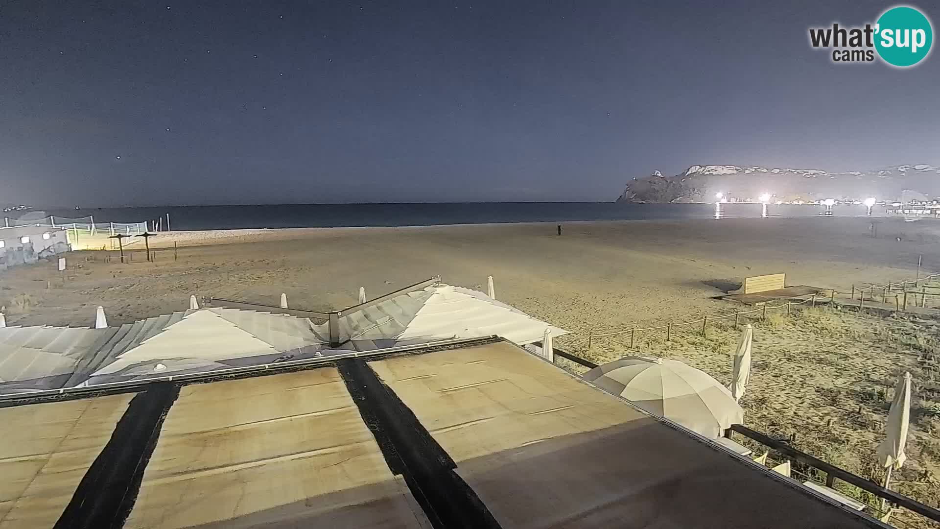 Poetto beach webcam | Cagliari | Sardinija
